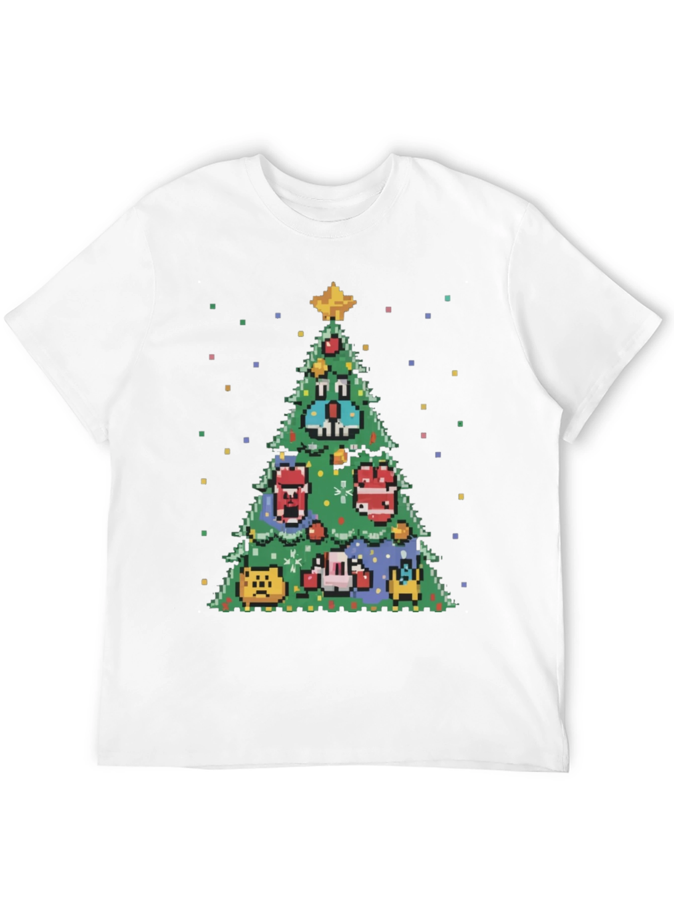 Pixel Christmas Tree T-Shirt