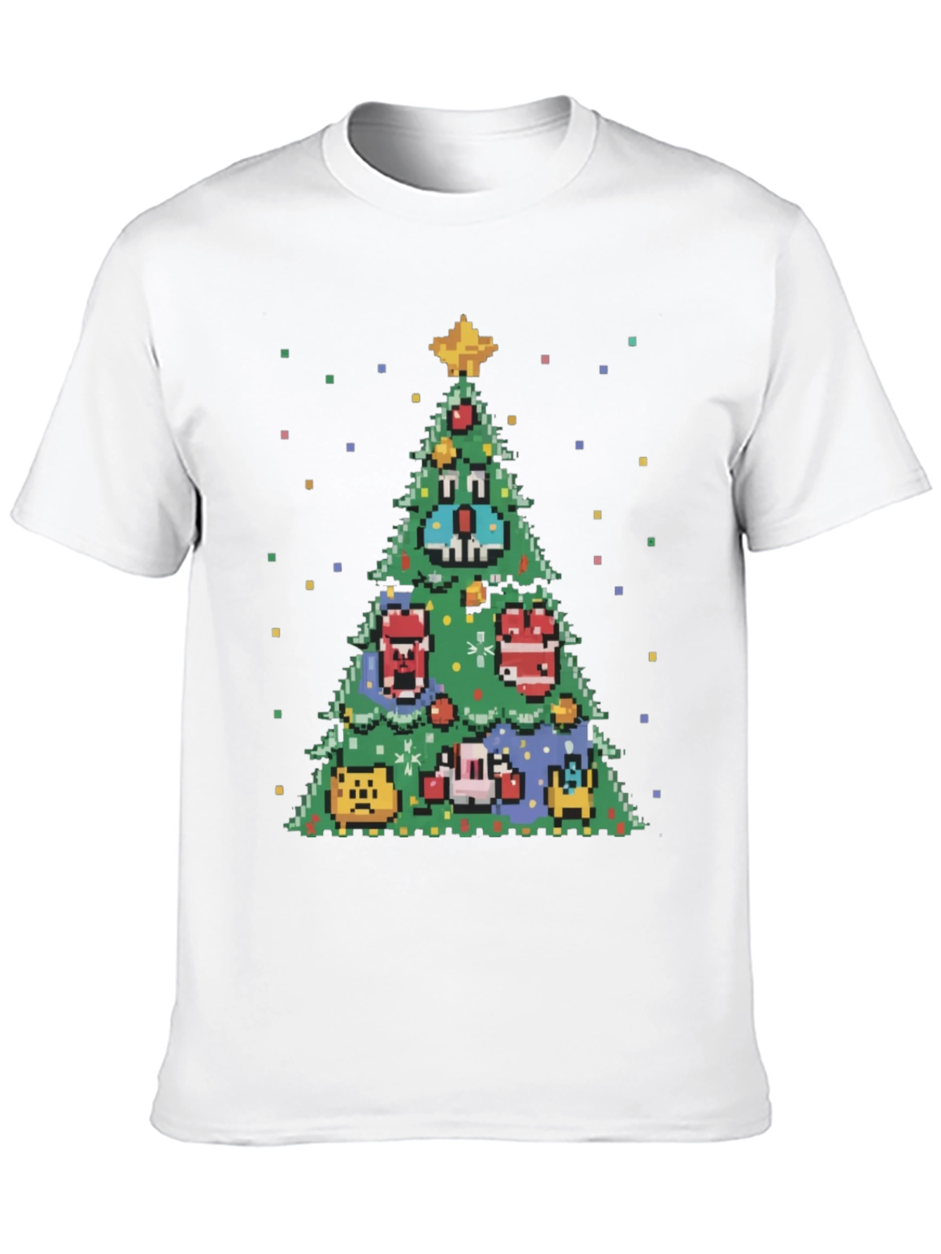 Pixel Christmas Tree T-Shirt