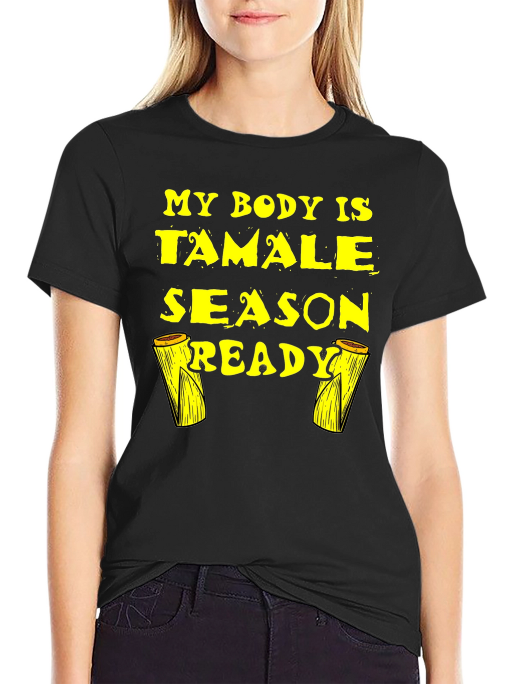 Tamale Season Ready Black T-Shirt