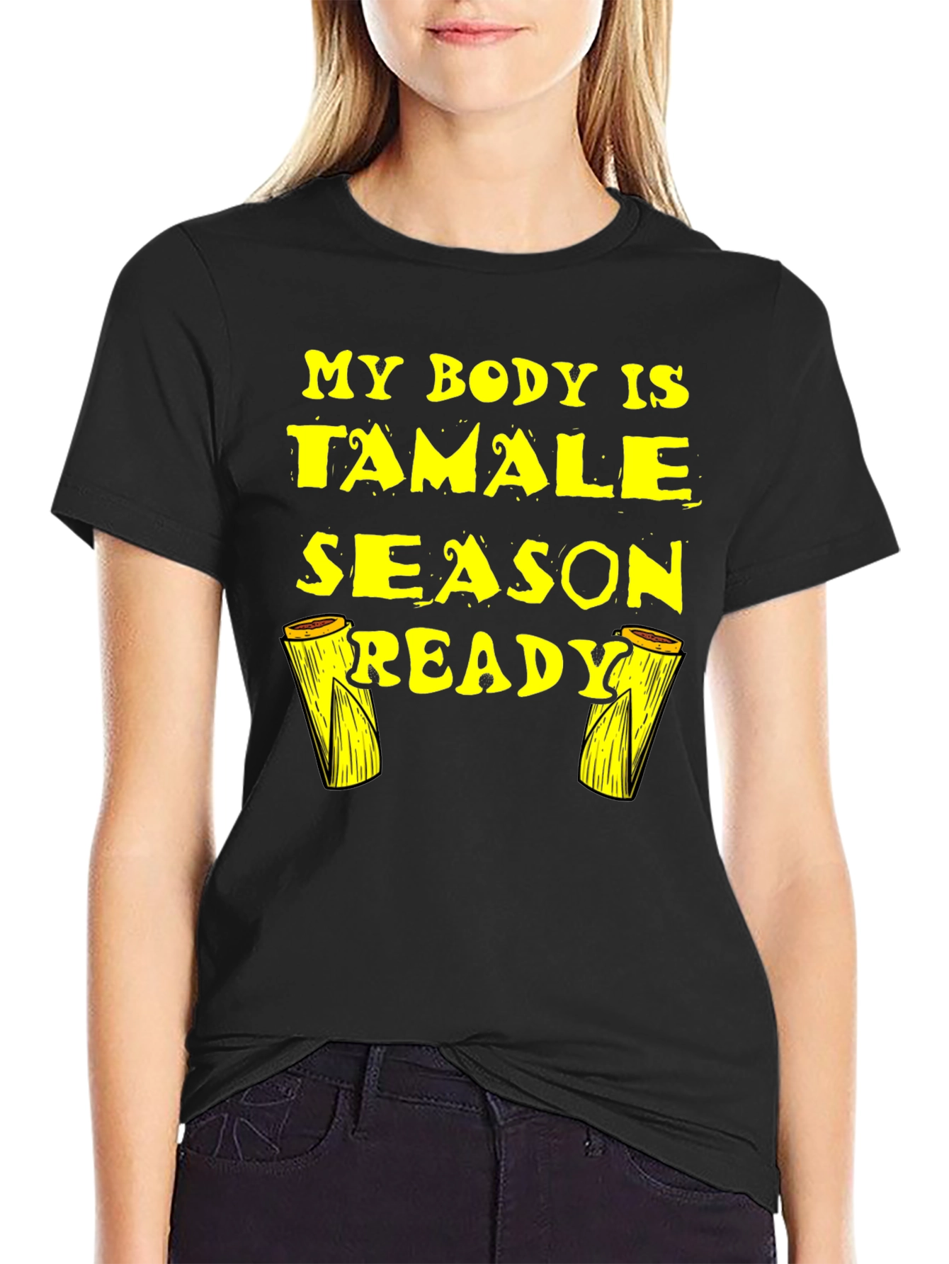 Tamale Season Ready Black T-Shirt