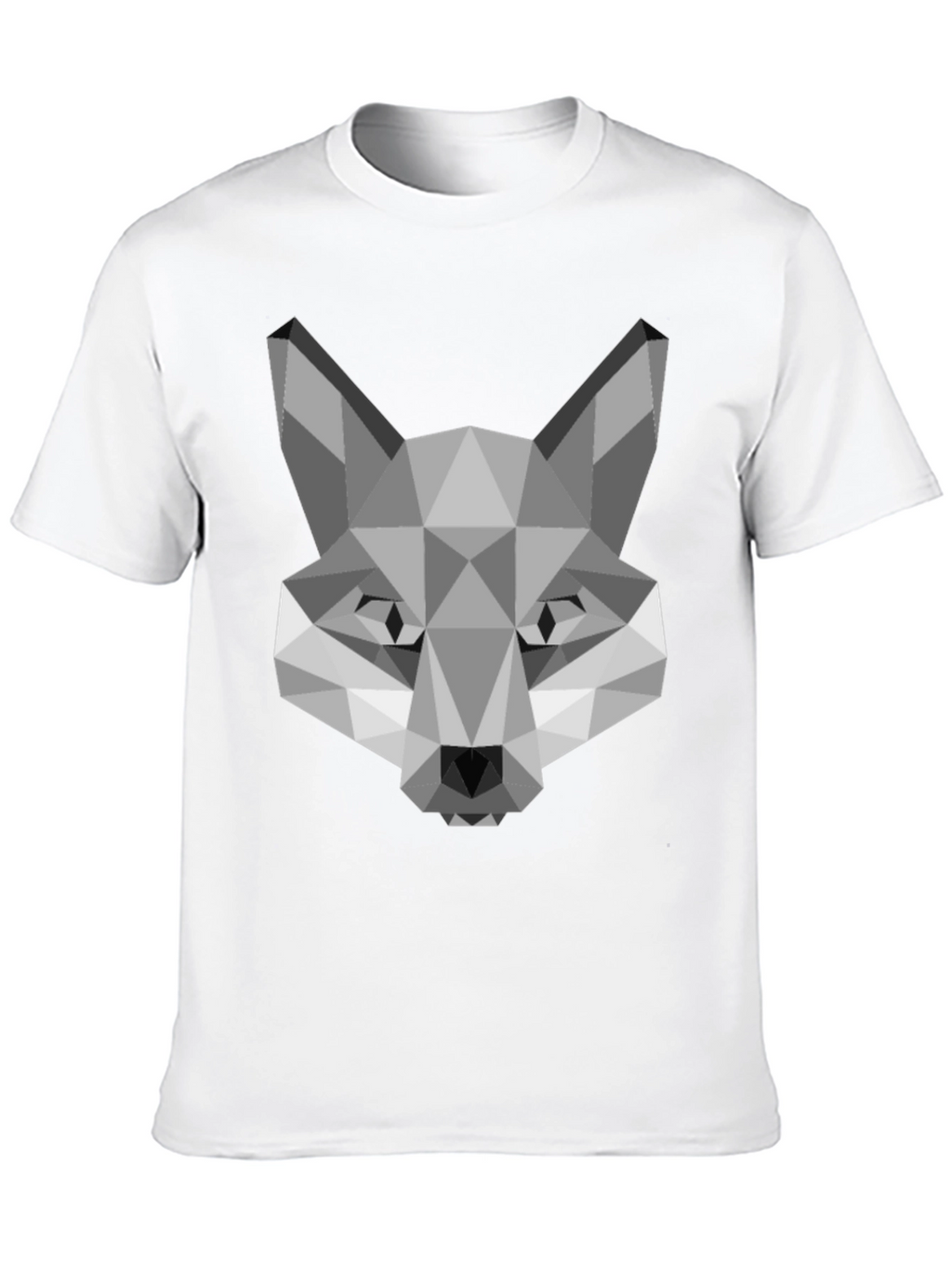 Geometric Fox Graphic Tee - Modern Style