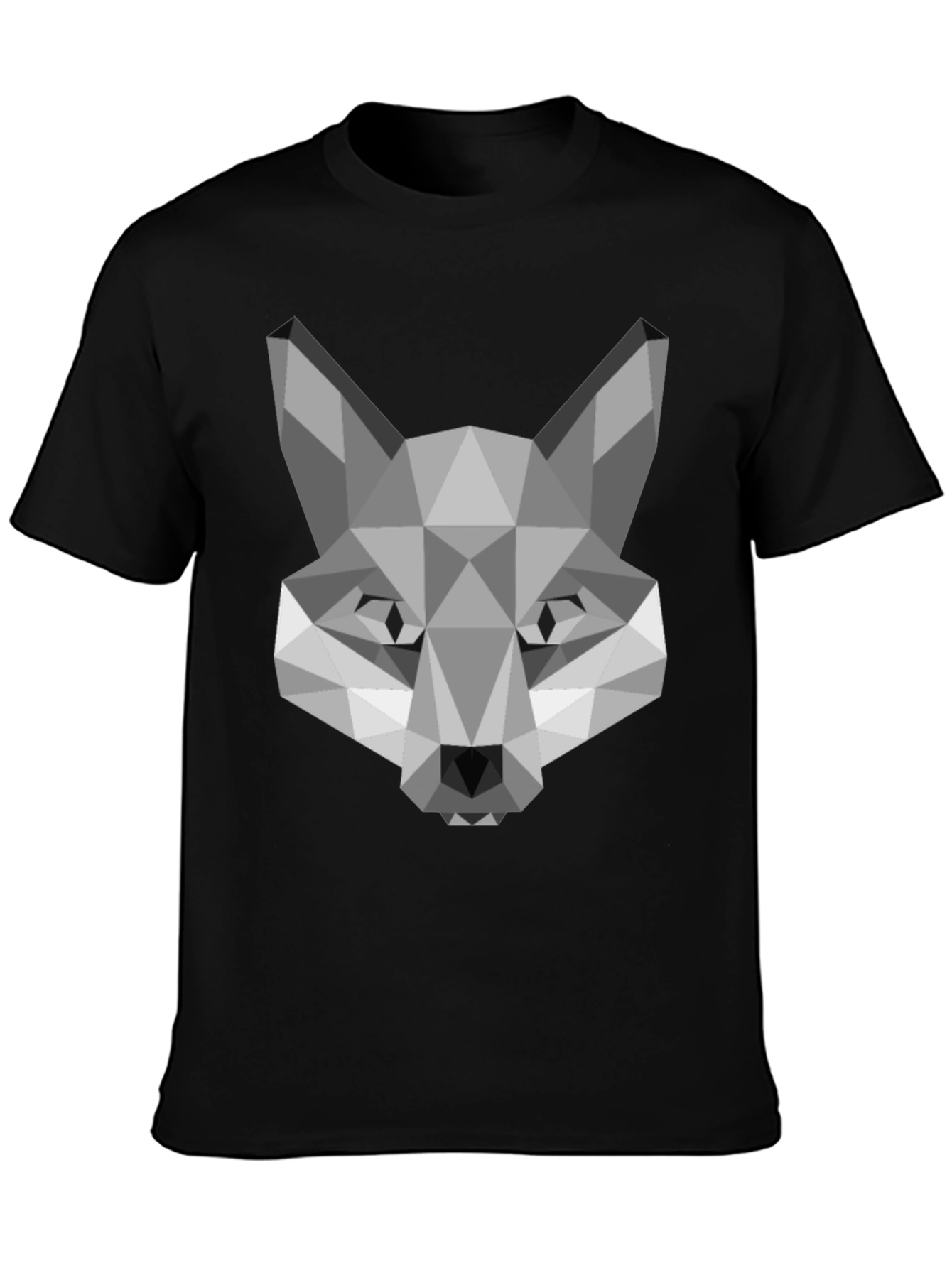 Geometric Fox Graphic Tee - Modern Style