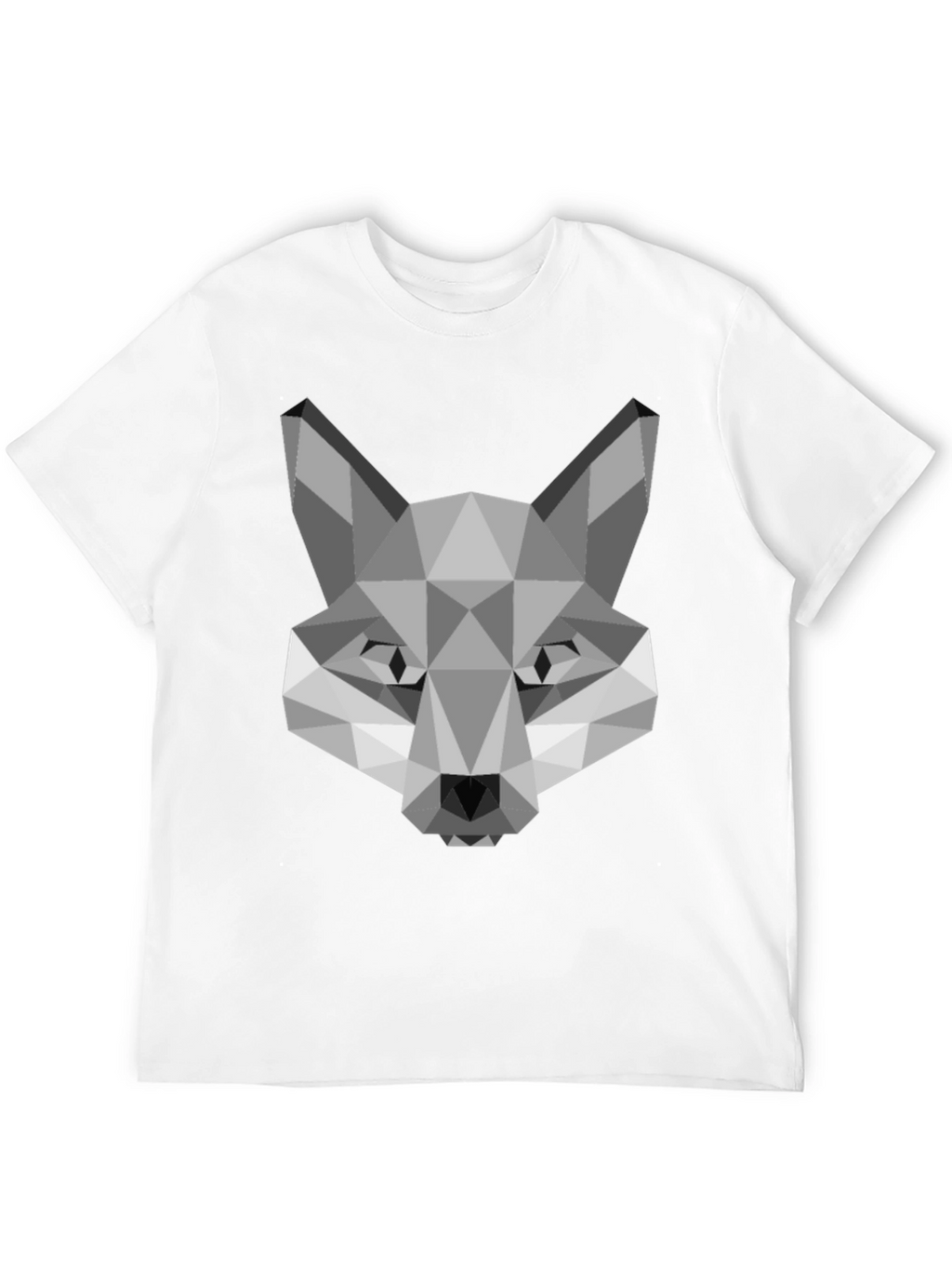 Geometric Fox Graphic Tee - Modern Style