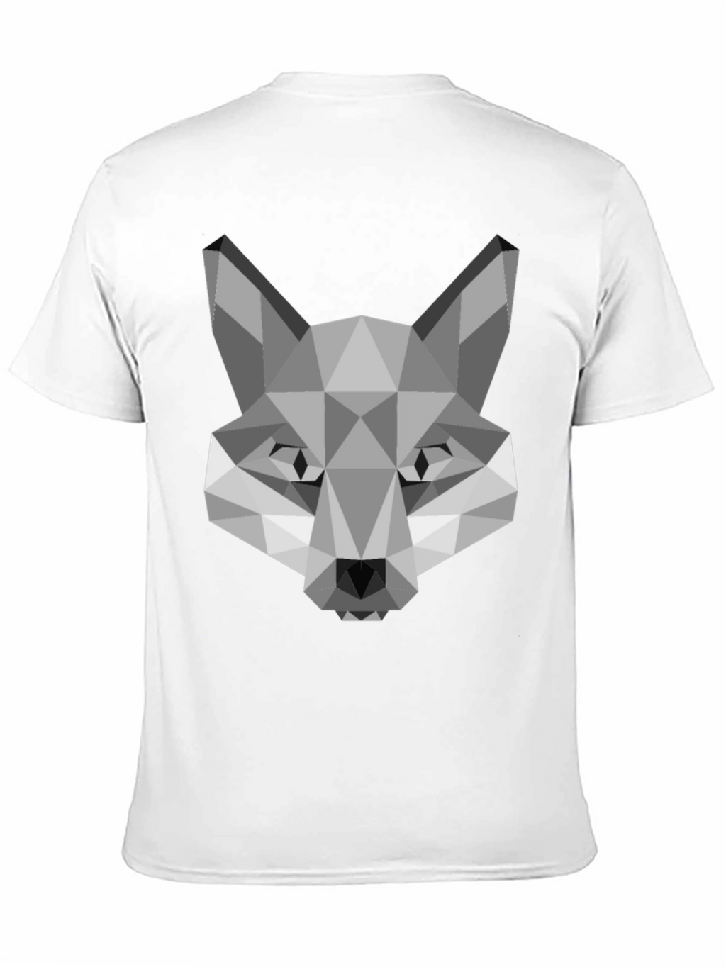 Geometric Fox Graphic Tee - Modern Style