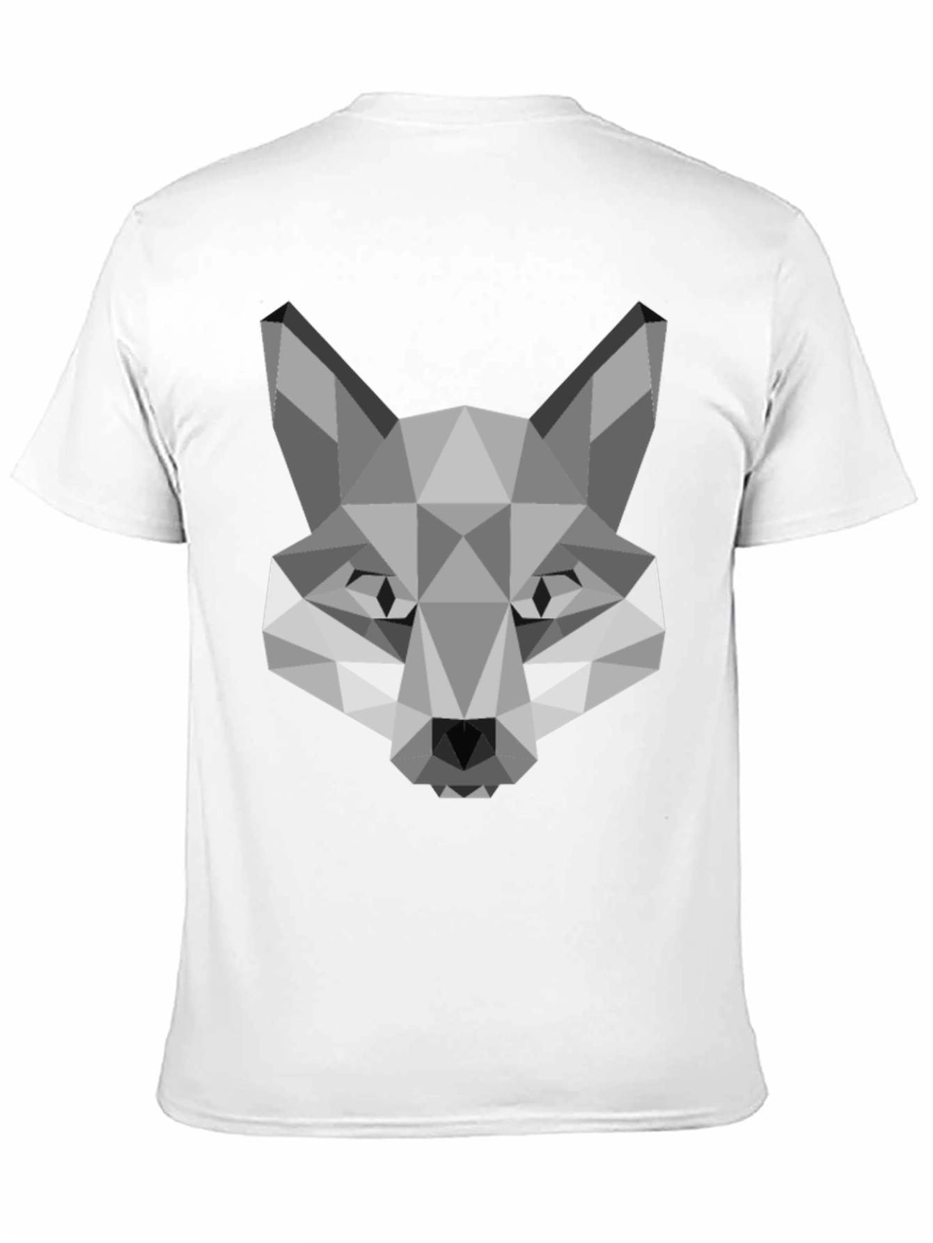 Geometric Fox Graphic Tee - Modern Style