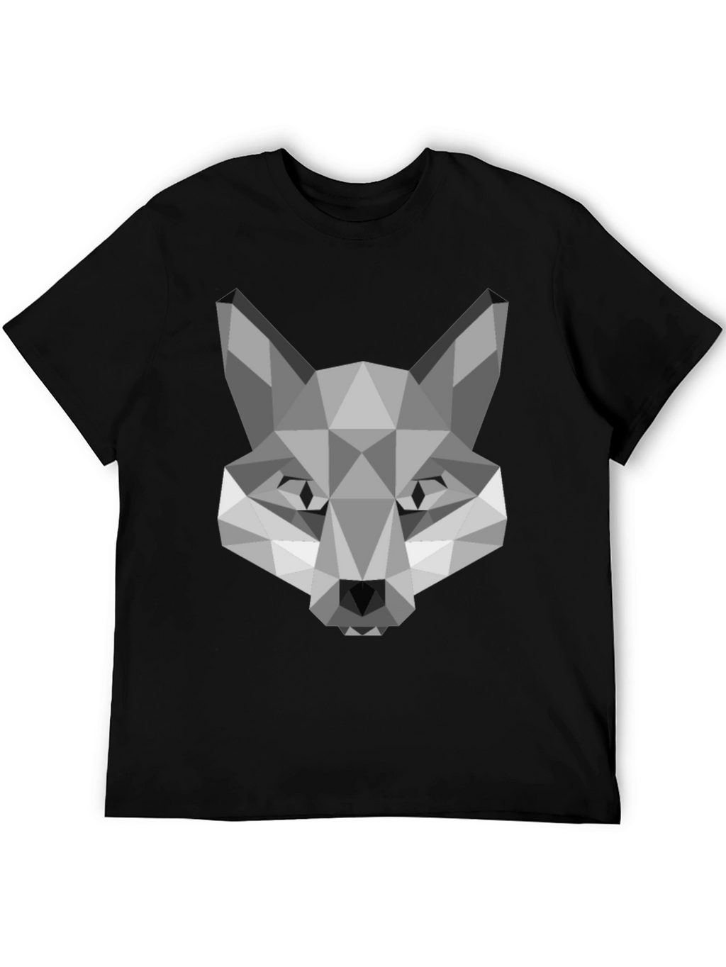 Geometric Fox Graphic Tee - Modern Style