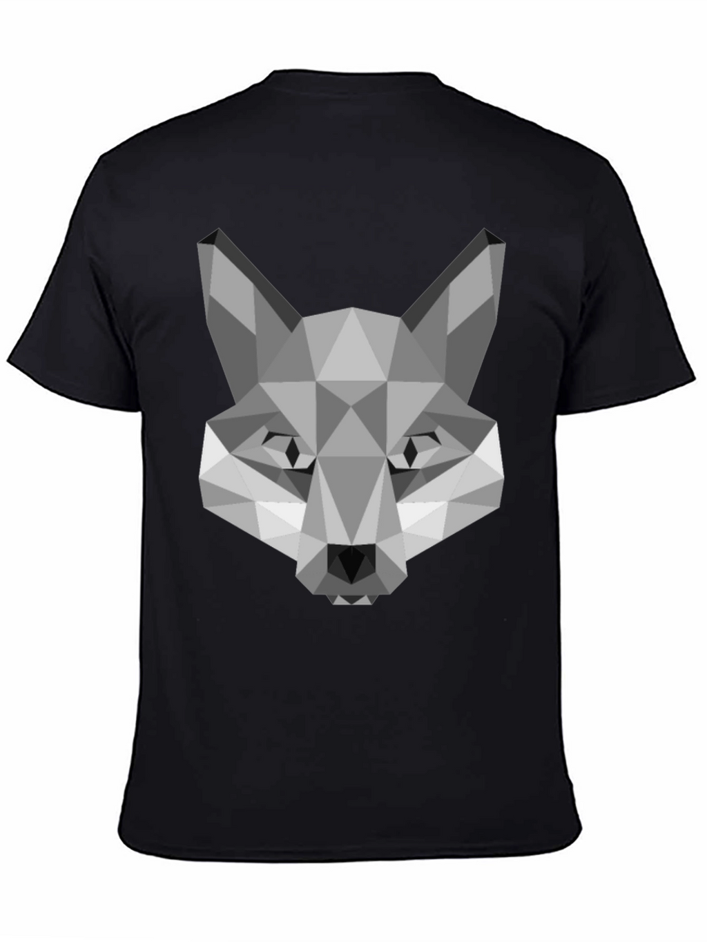 Geometric Fox Graphic Tee - Modern Style