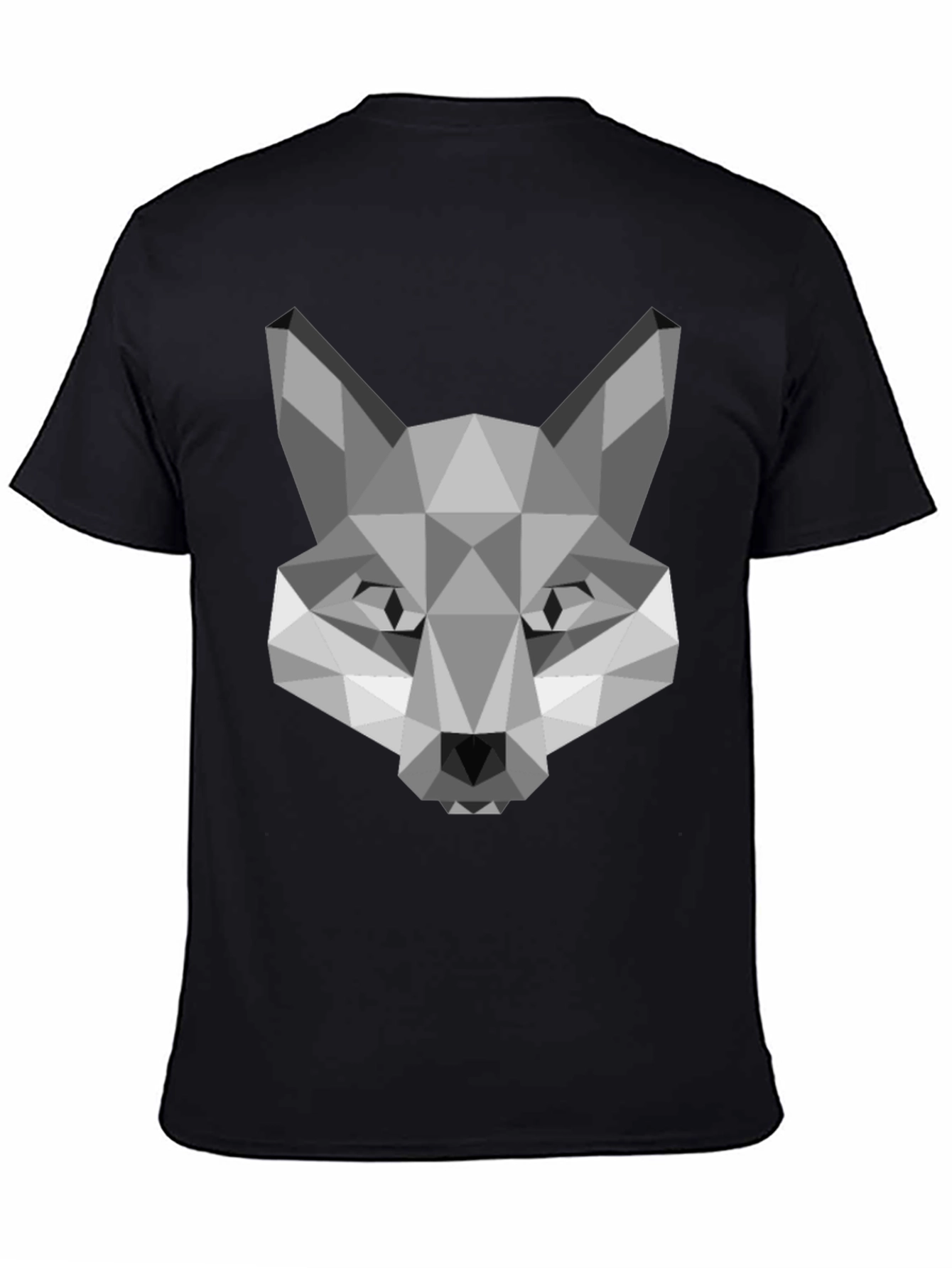 Geometric Fox Graphic Tee - Modern Style