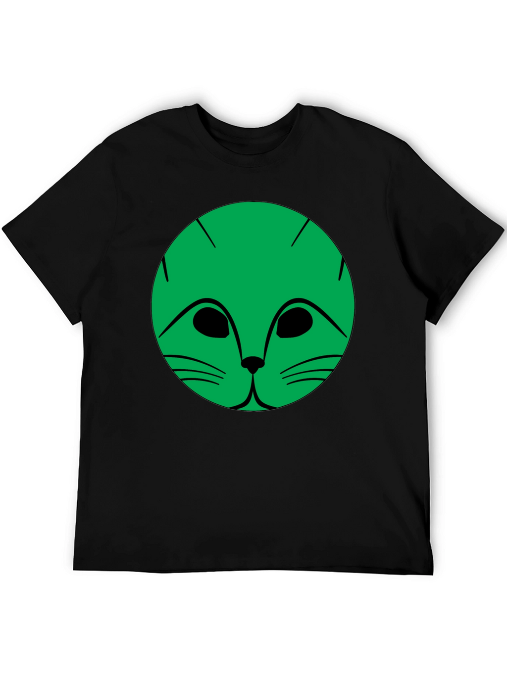 Cool Cat Graphic Black T-Shirt