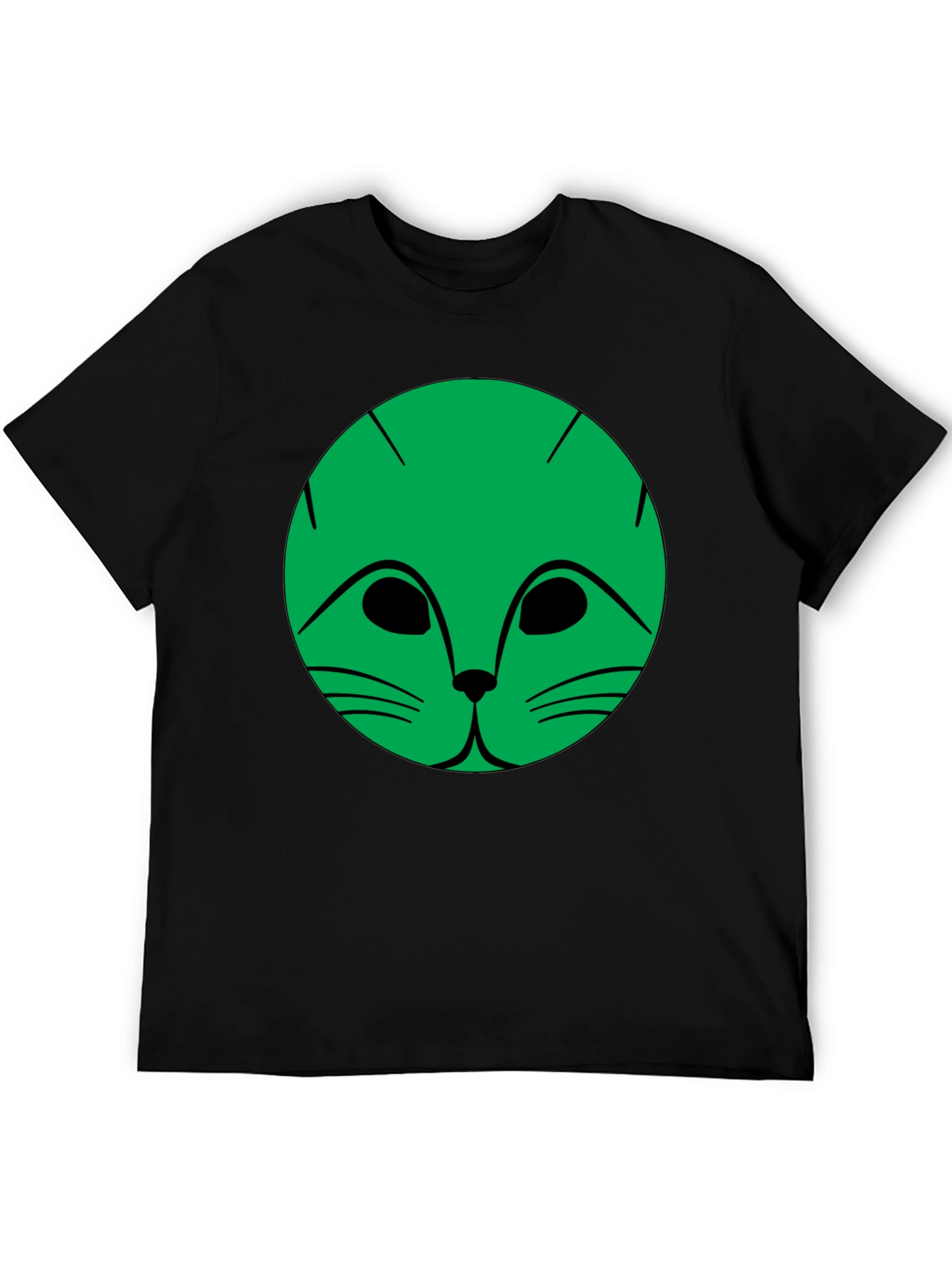 Cool Cat Graphic Black T-Shirt