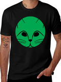 Cool Cat Graphic Black T-Shirt