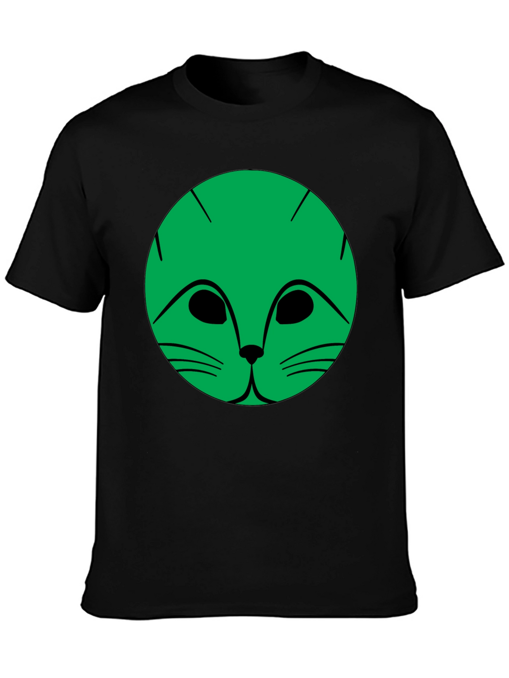 Cool Cat Graphic Black T-Shirt