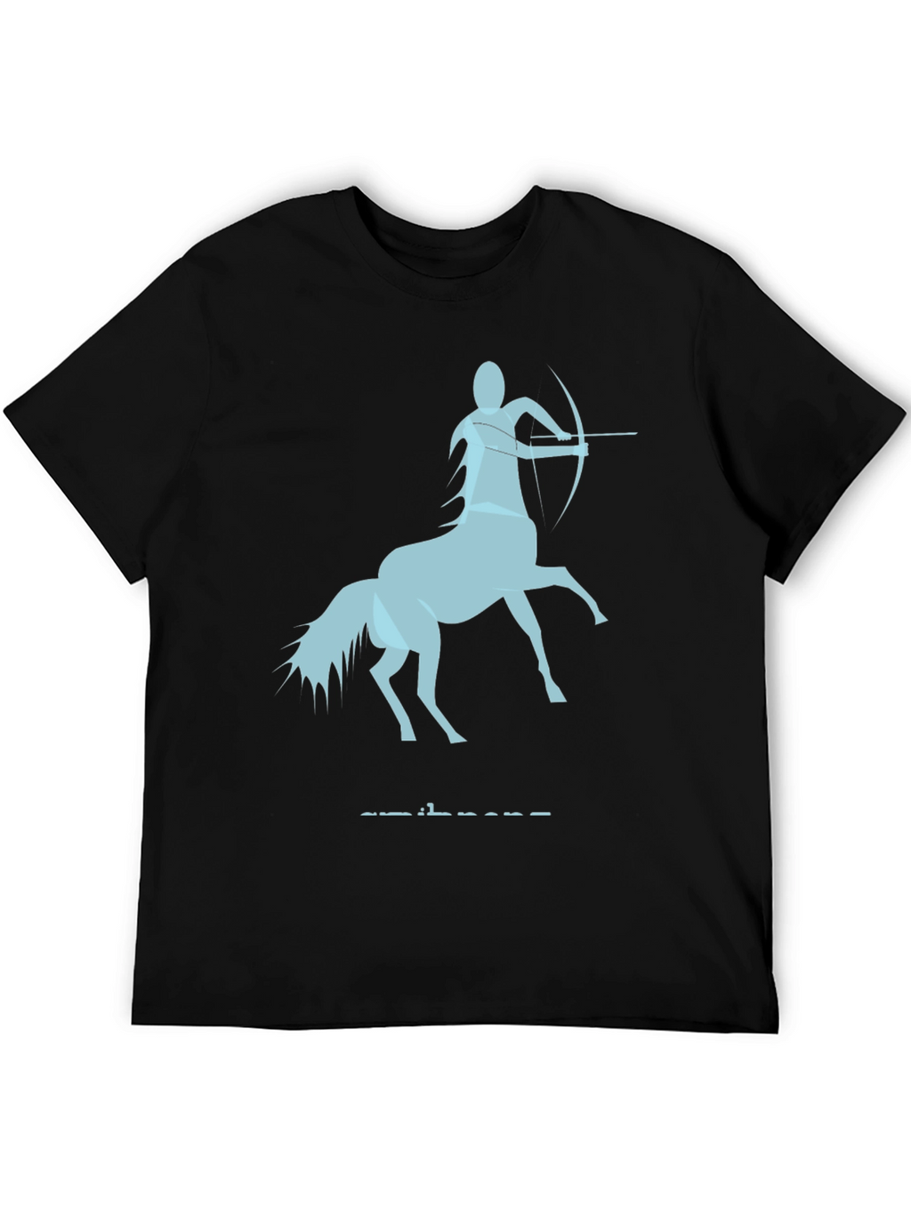 Sagittarius Centaur Graphic T-Shirt - Black