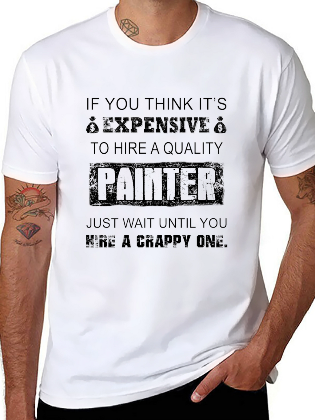 Funny Painter T-Shirt: Quality vs. Crappy