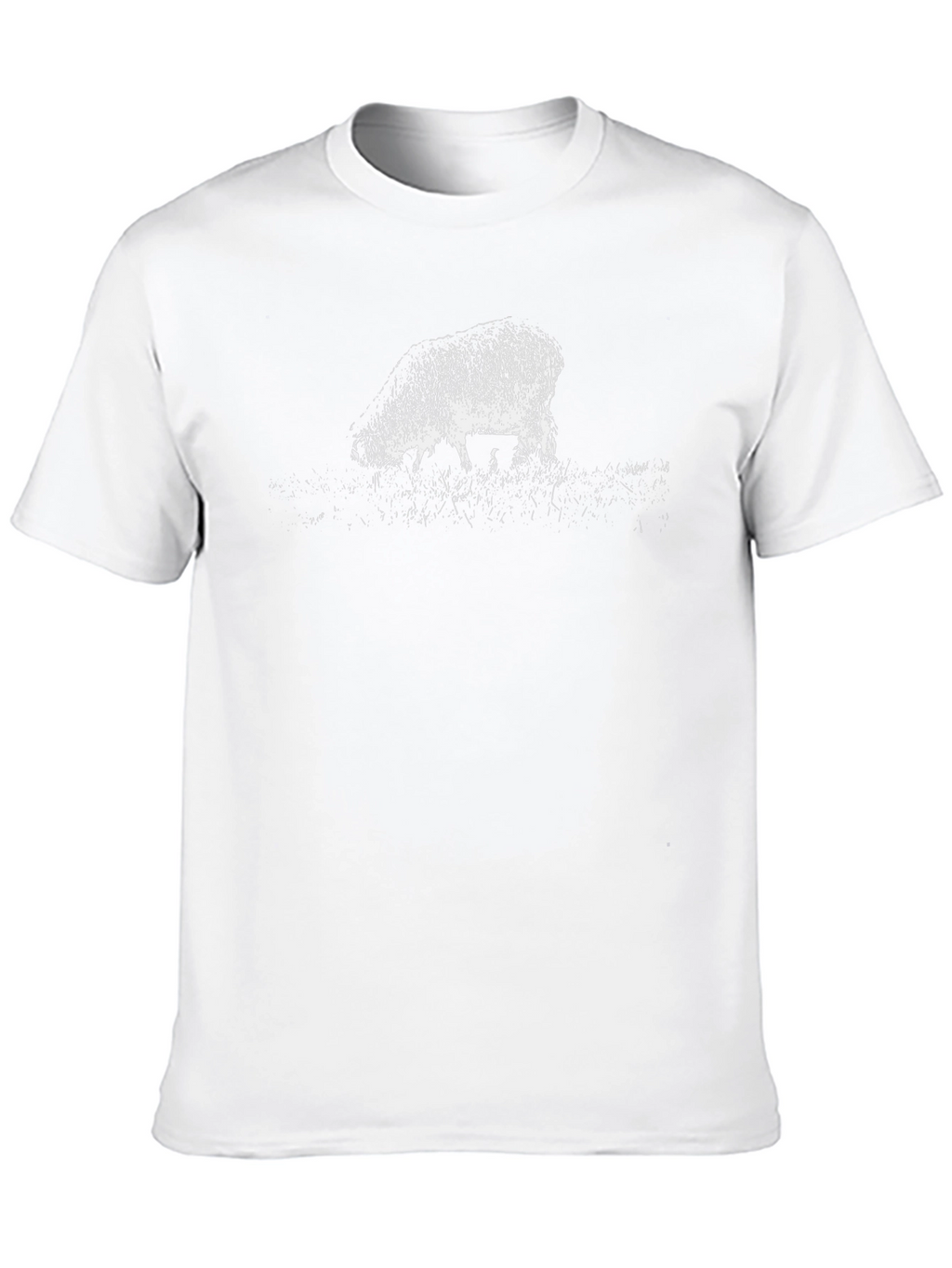 Sheep Graphic T-Shirt - Stylish Black Cotton Tee