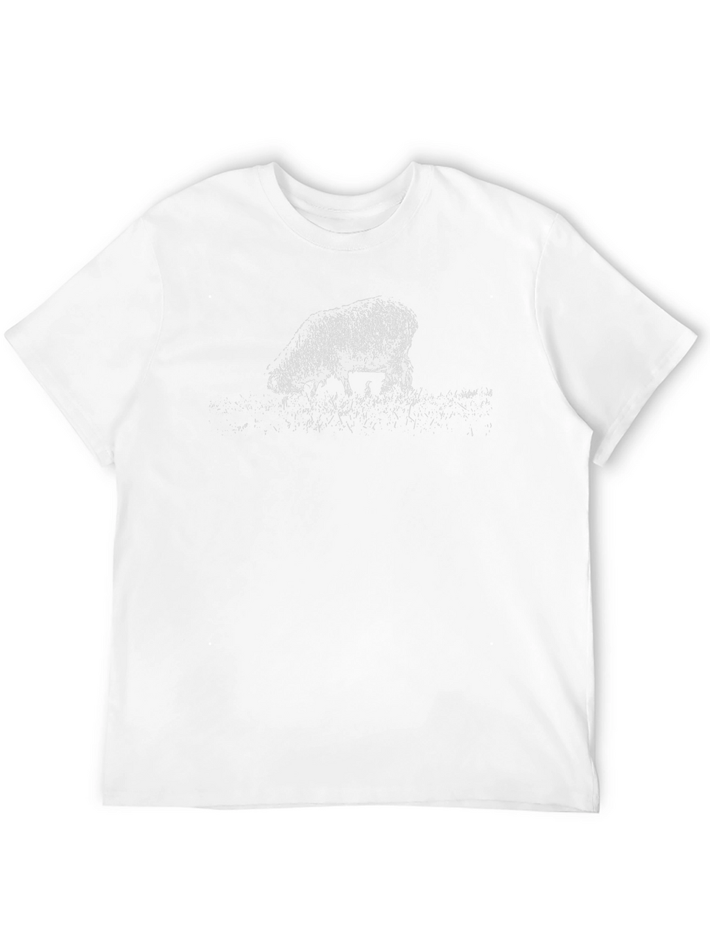Sheep Graphic T-Shirt - Stylish Black Cotton Tee