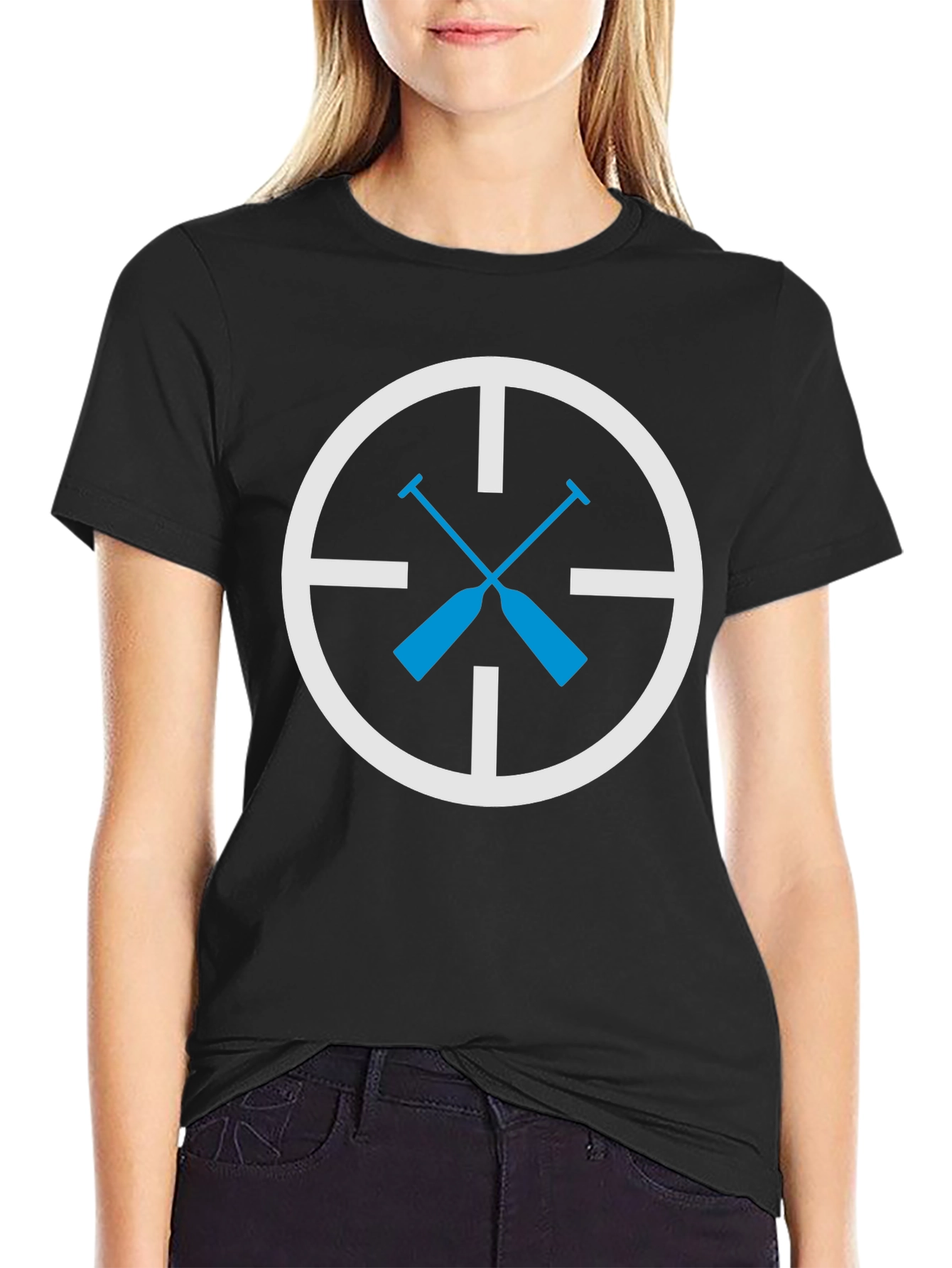Rowing Paddles Target T-Shirt