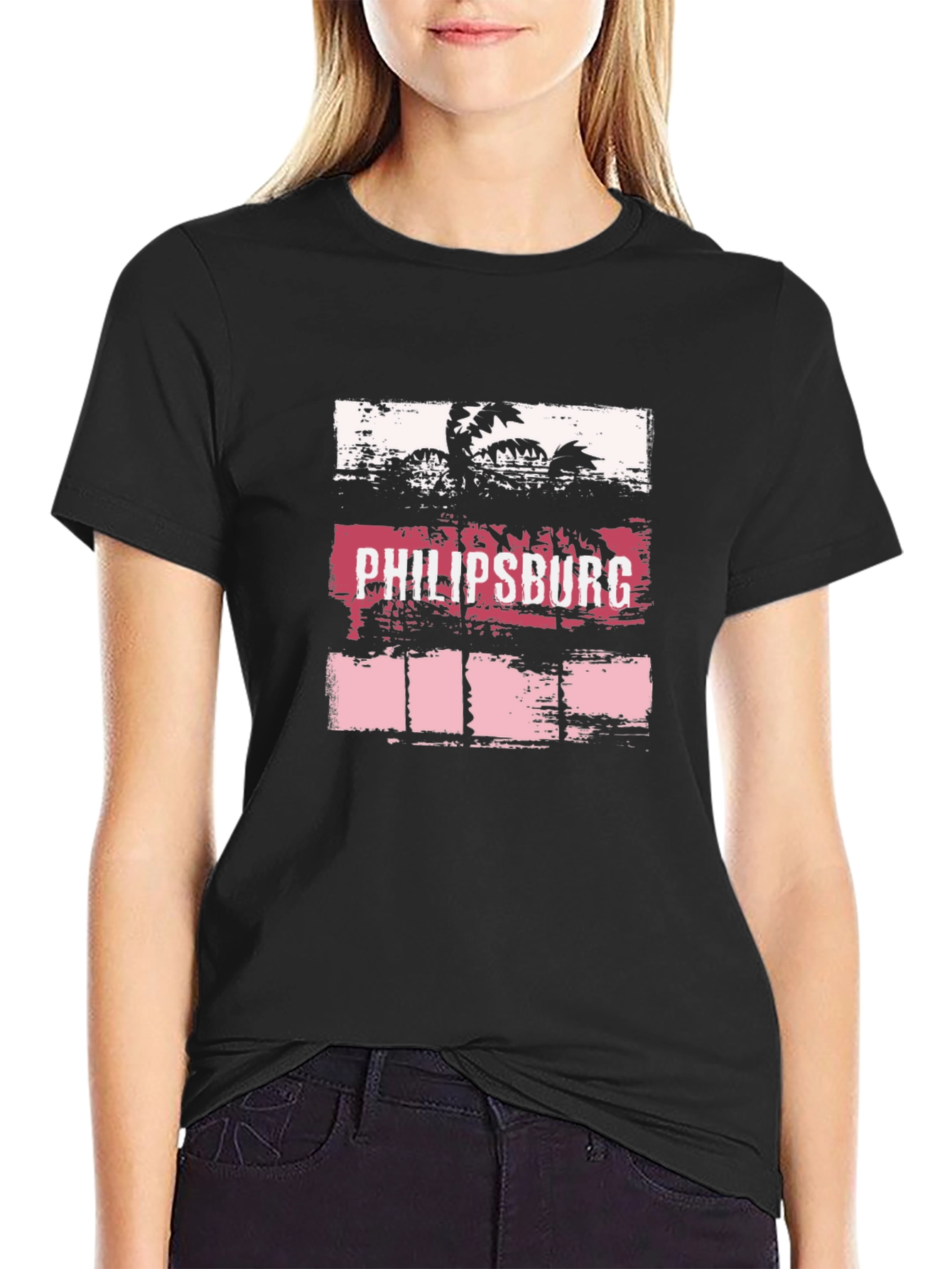 Philipsburg Palm Tee - Island Style T-Shirt