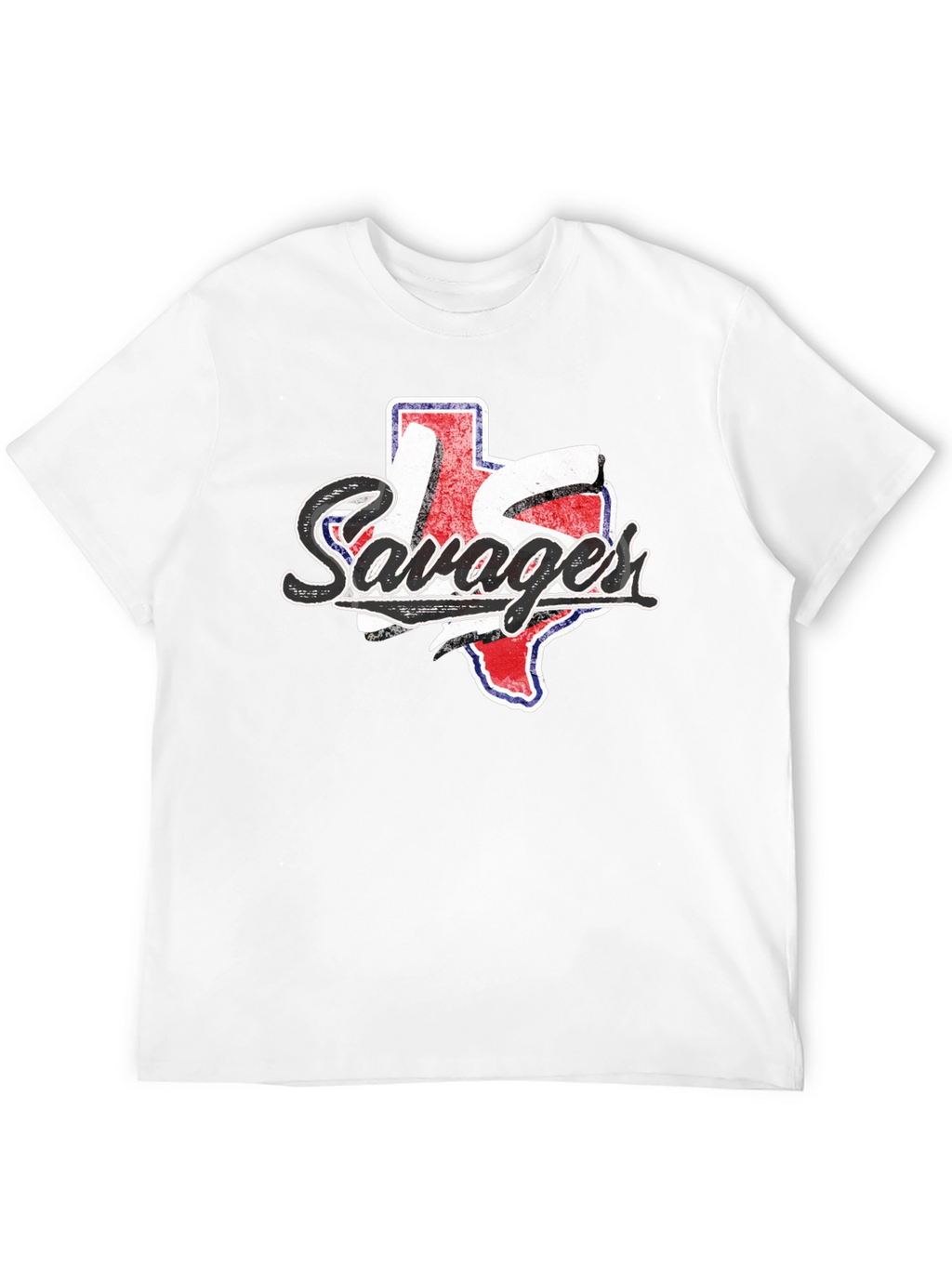 Texas Savages Graphic Tee - Black Cotton Casual Shirt