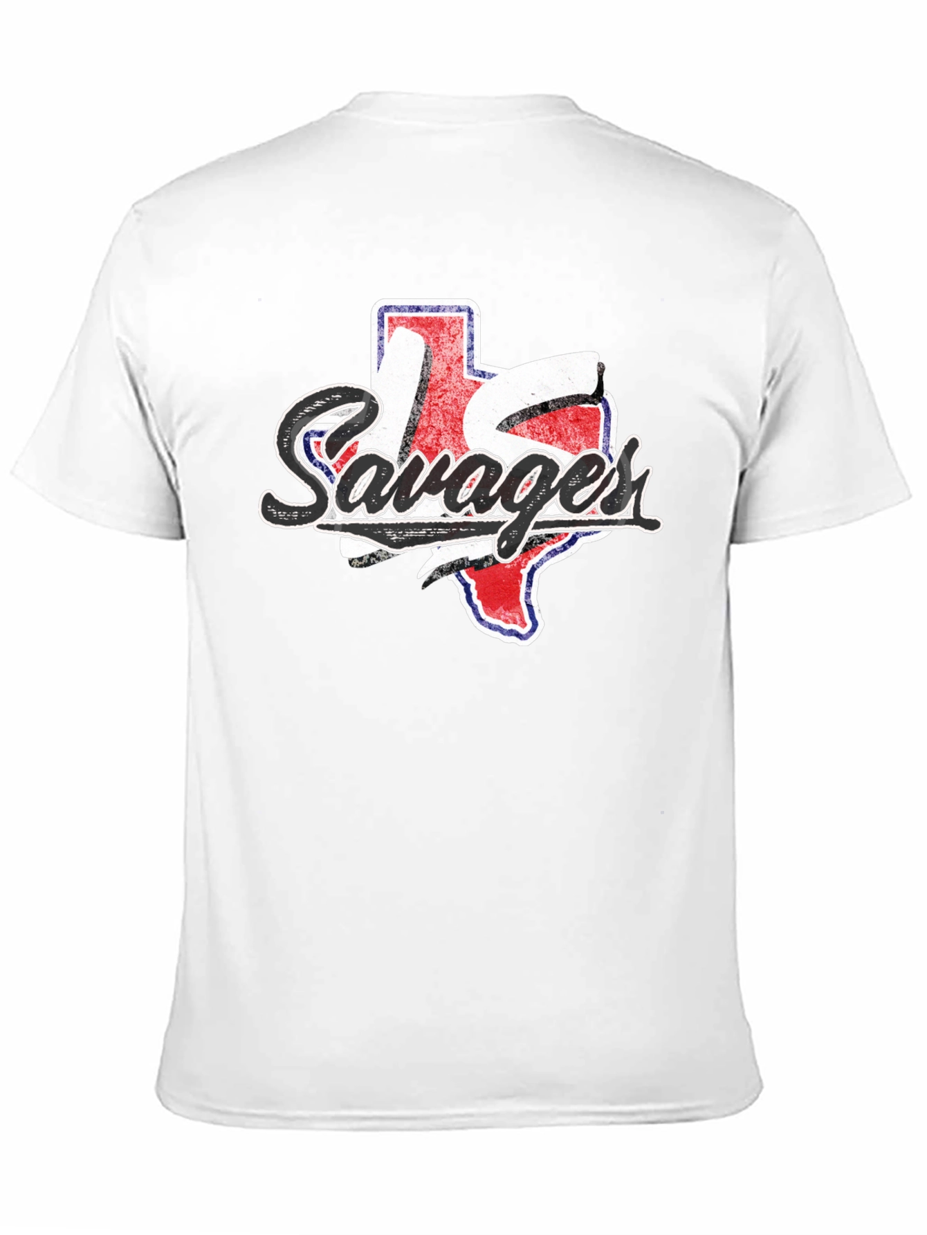 Texas Savages Graphic Tee - Black Cotton Casual Shirt