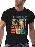I Survived Husbands Training Schedule T-Shirt