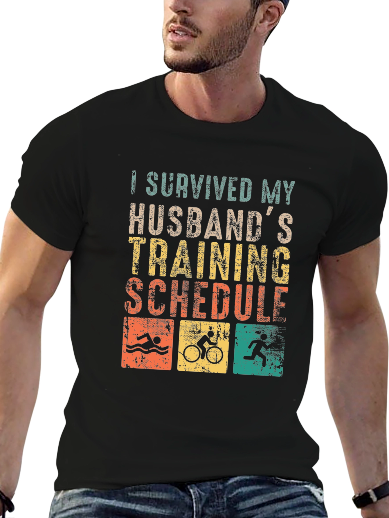 I Survived Husbands Training Schedule T-Shirt