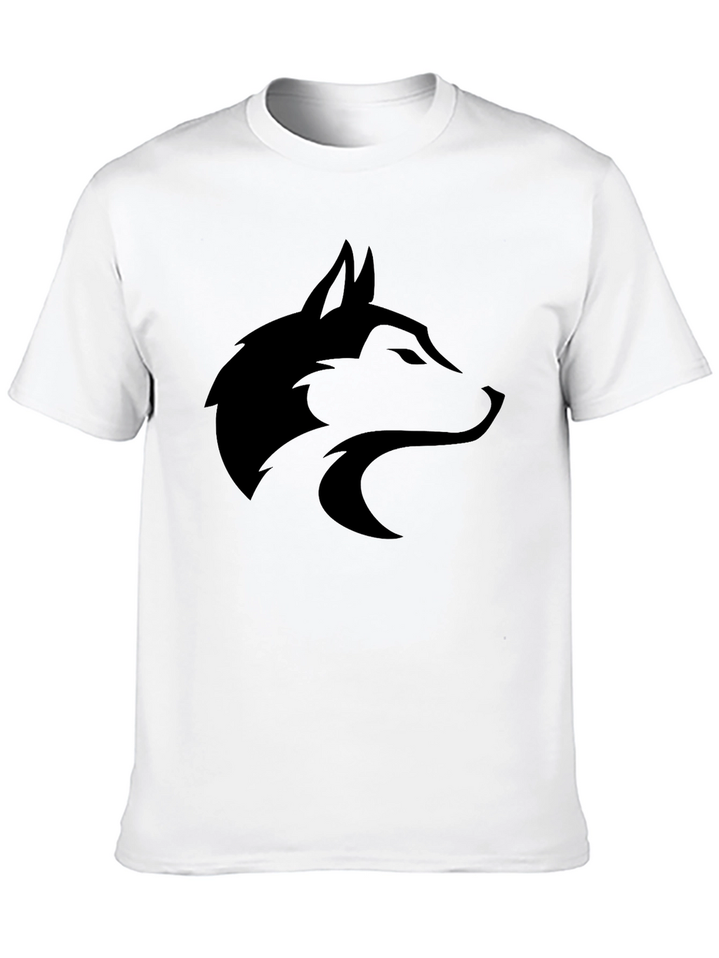 Black Wolf Graphic Tee - Stylish Unisex Shirt