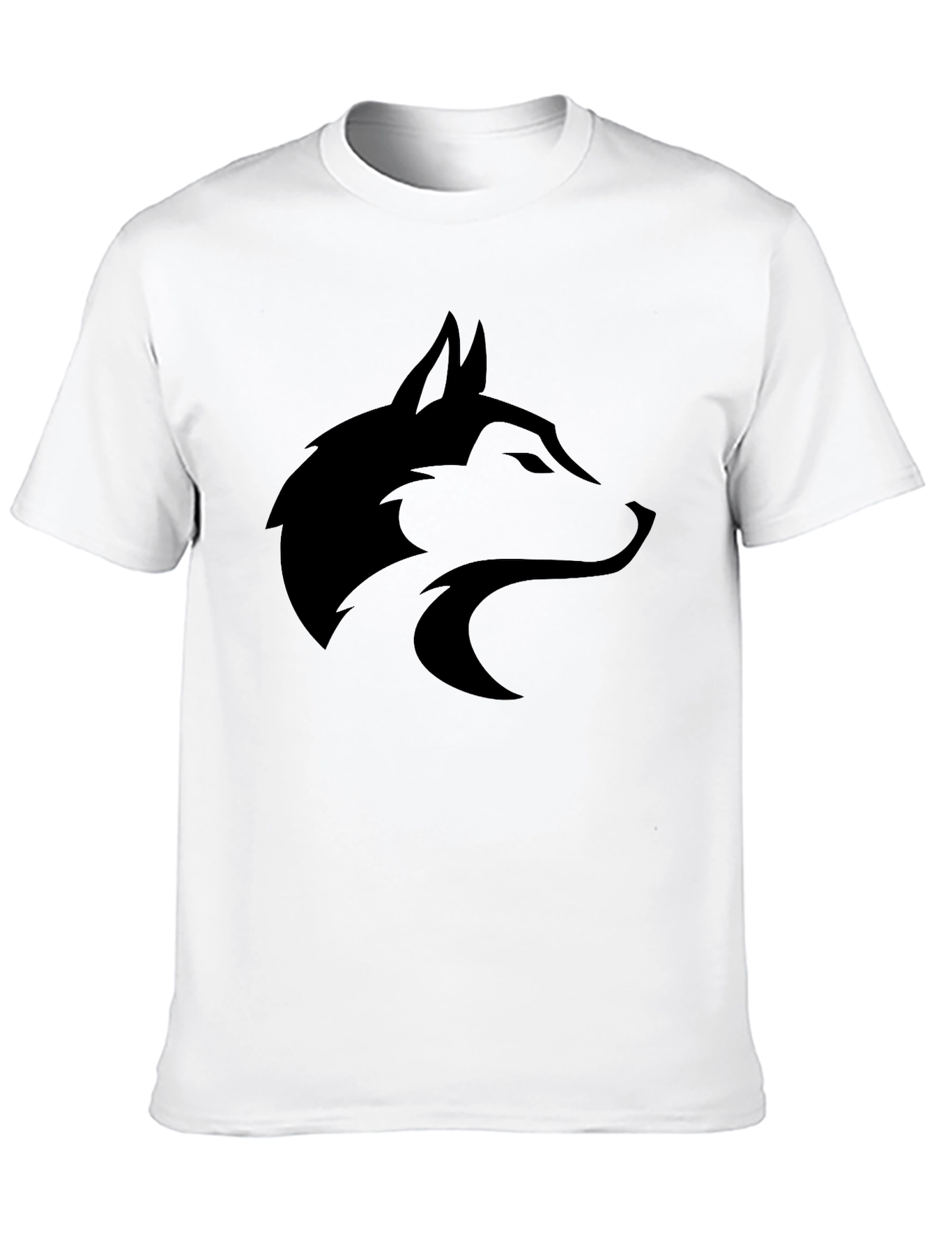 Black Wolf Graphic Tee - Stylish Unisex Shirt