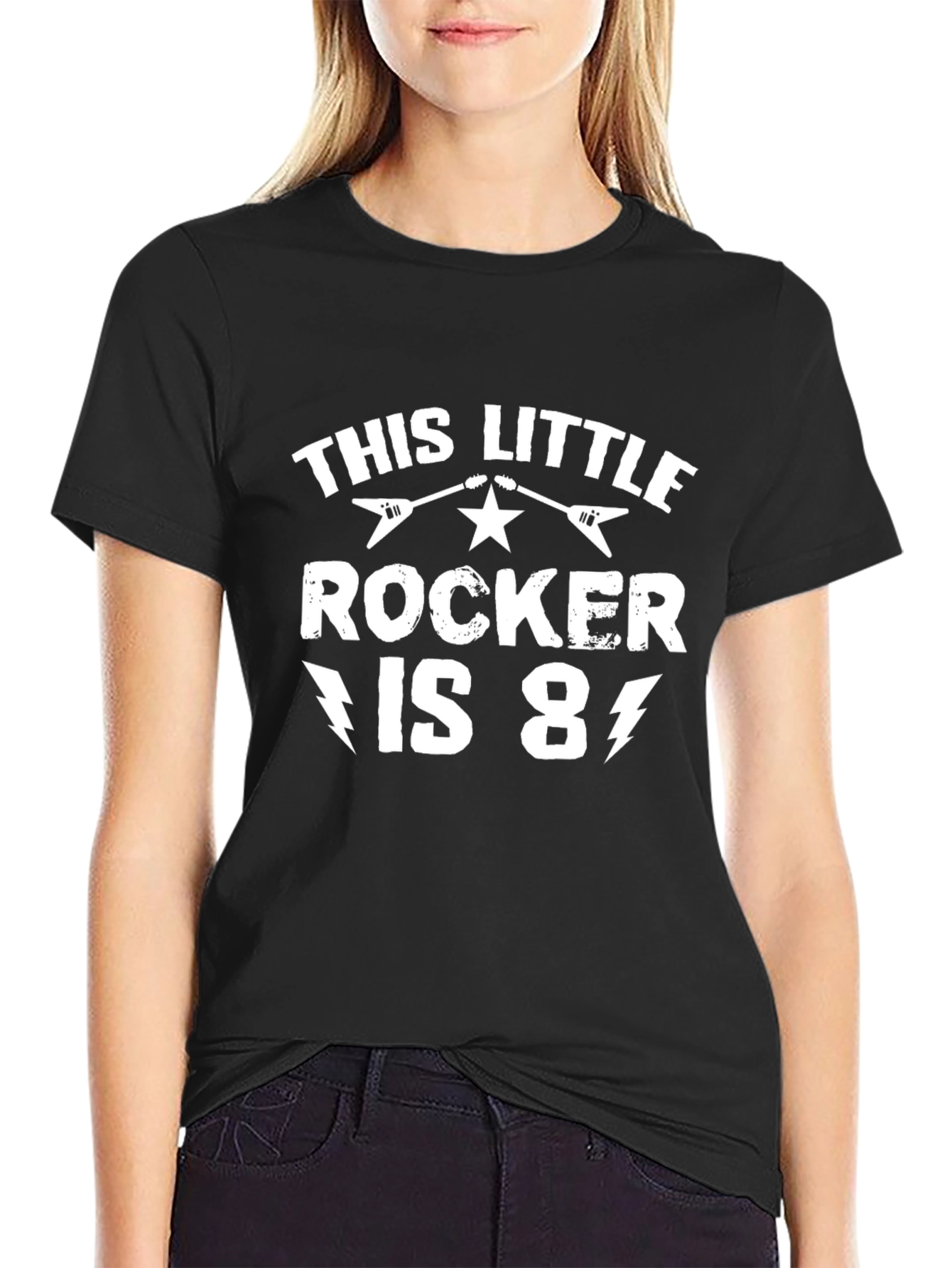 This Little Rocker is 8! T-Shirt - Birthday Gift