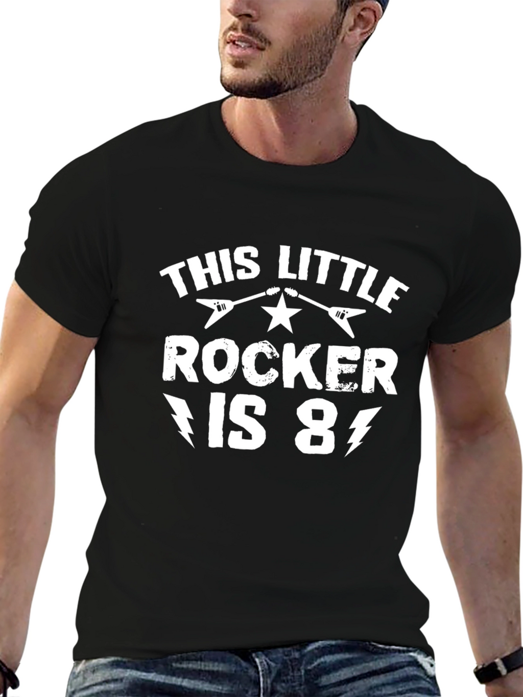 This Little Rocker is 8! T-Shirt - Birthday Gift