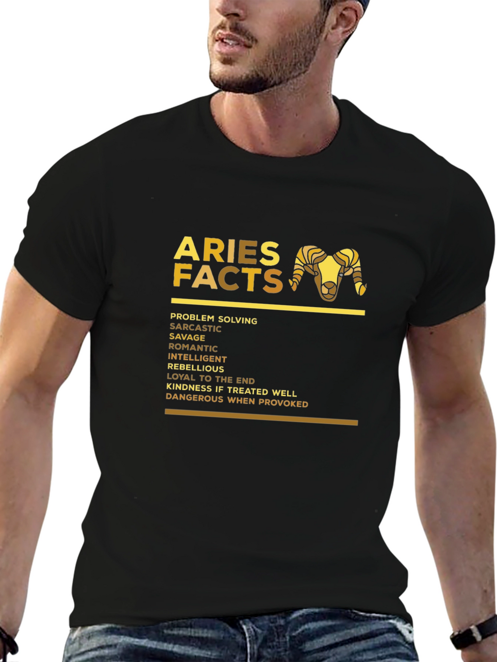 Aries Facts Zodiac T-Shirt