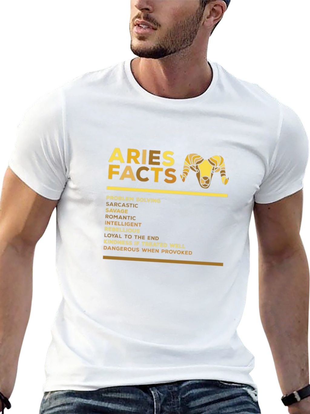 Aries Facts Zodiac T-Shirt