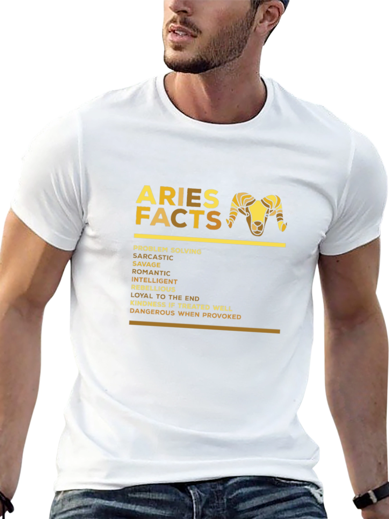 Aries Facts Zodiac T-Shirt