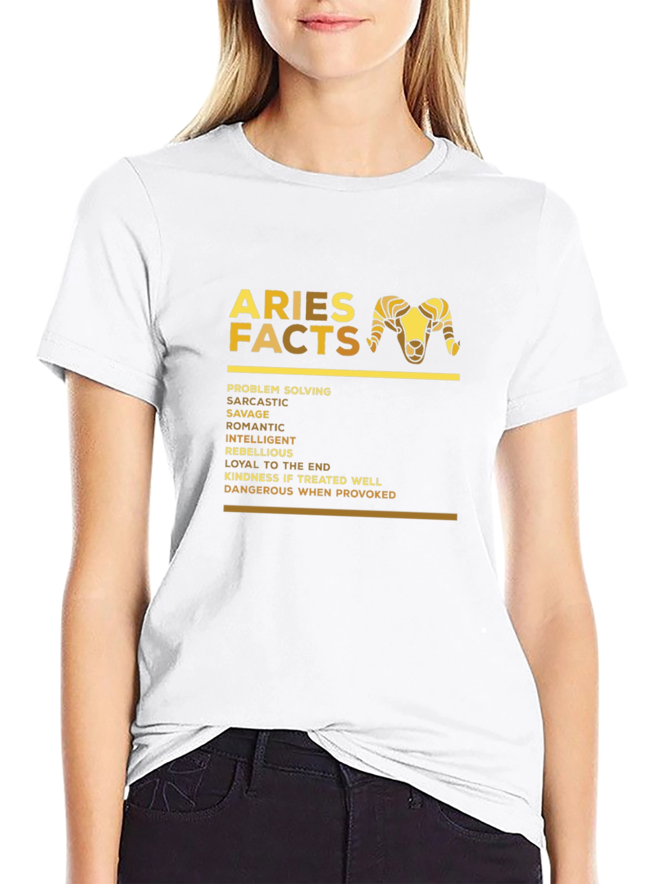 Aries Facts Zodiac T-Shirt