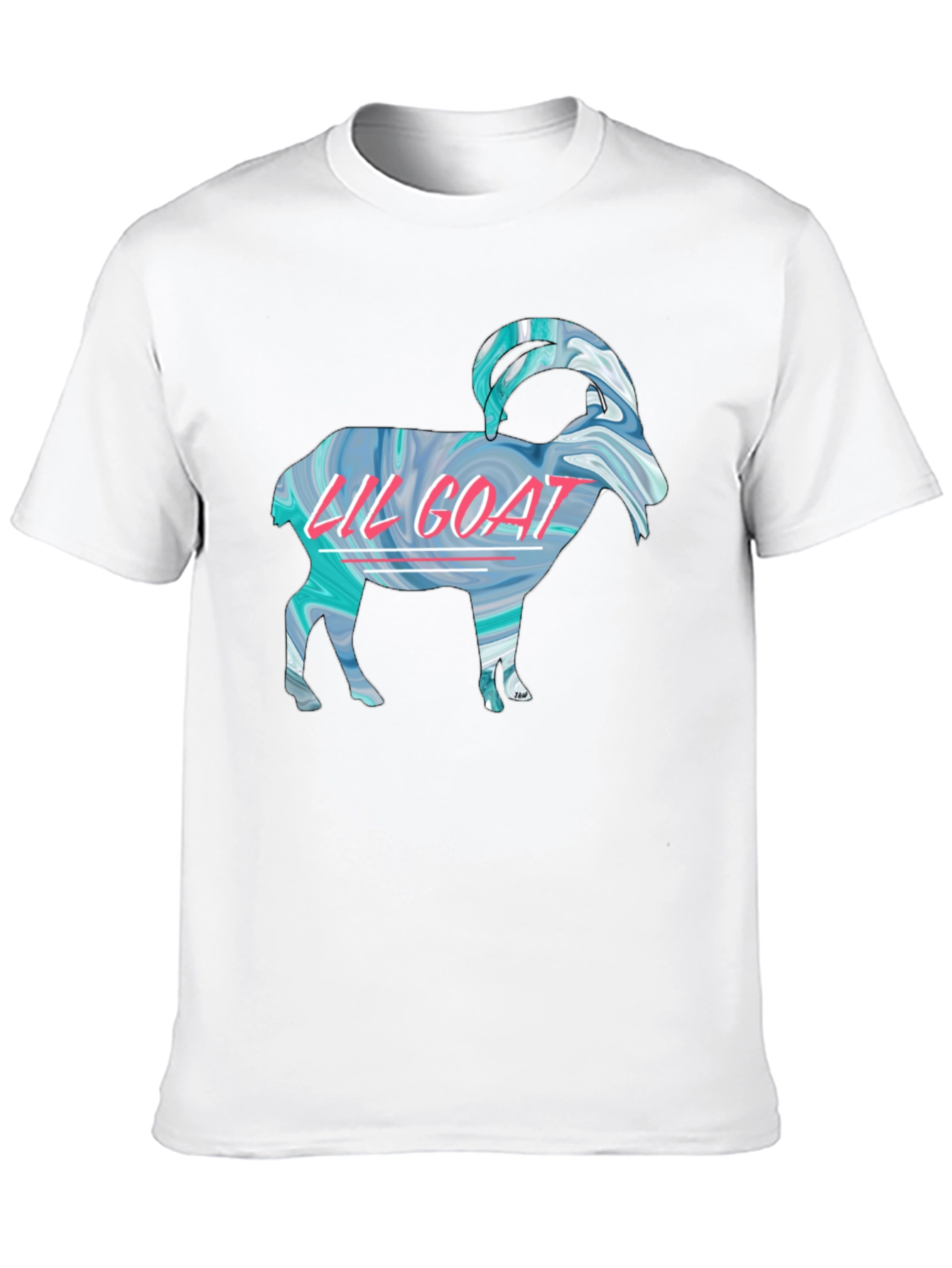 Lil Goat Graphic Tee - Black Cotton T-Shirt