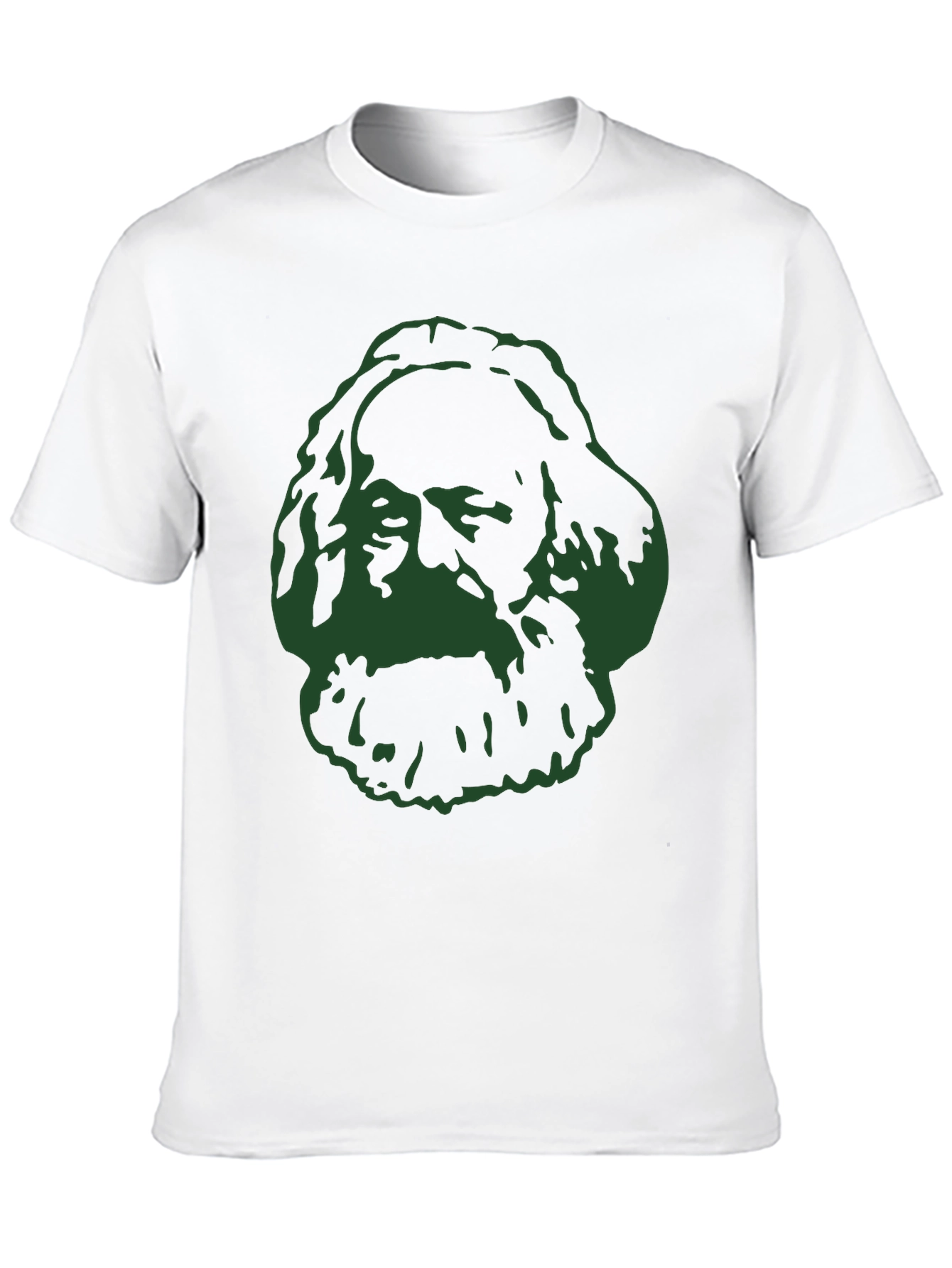 Marx Graphic Tee - Black Cotton Blend T-Shirt