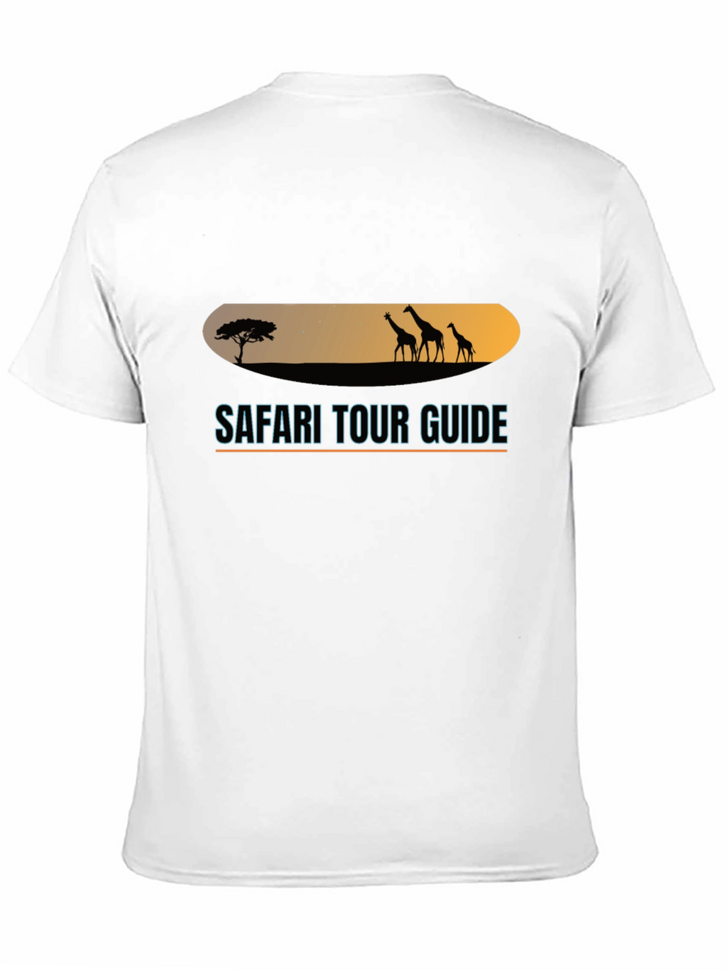 Safari Tour Guide Black T-Shirt