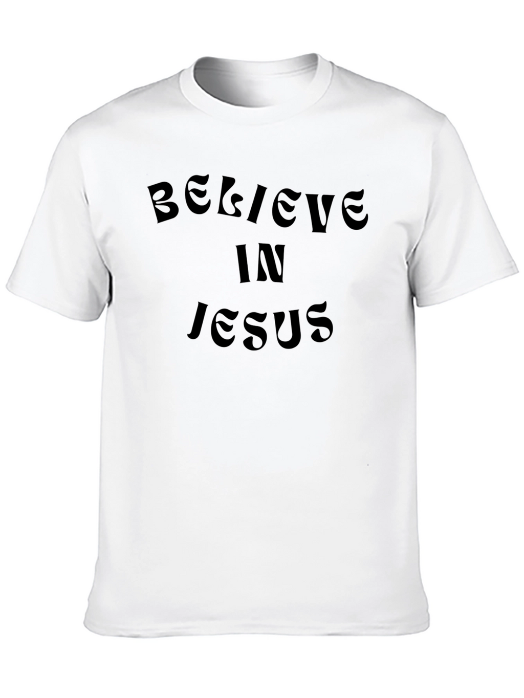 Believe In Jesus Black T-Shirt