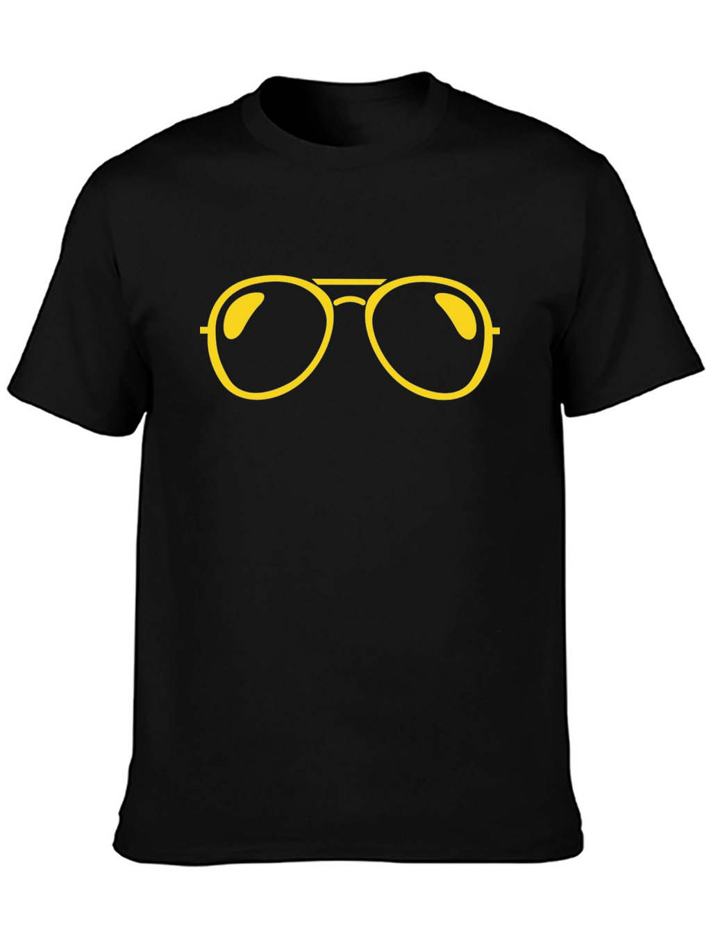 Cool Shades Graphic Tee - Black Cotton Blend