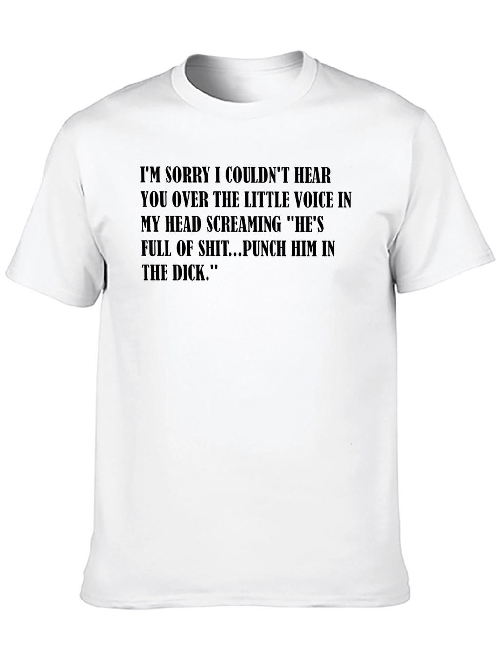 Sarcastic Graphic Tee: Punch Him!