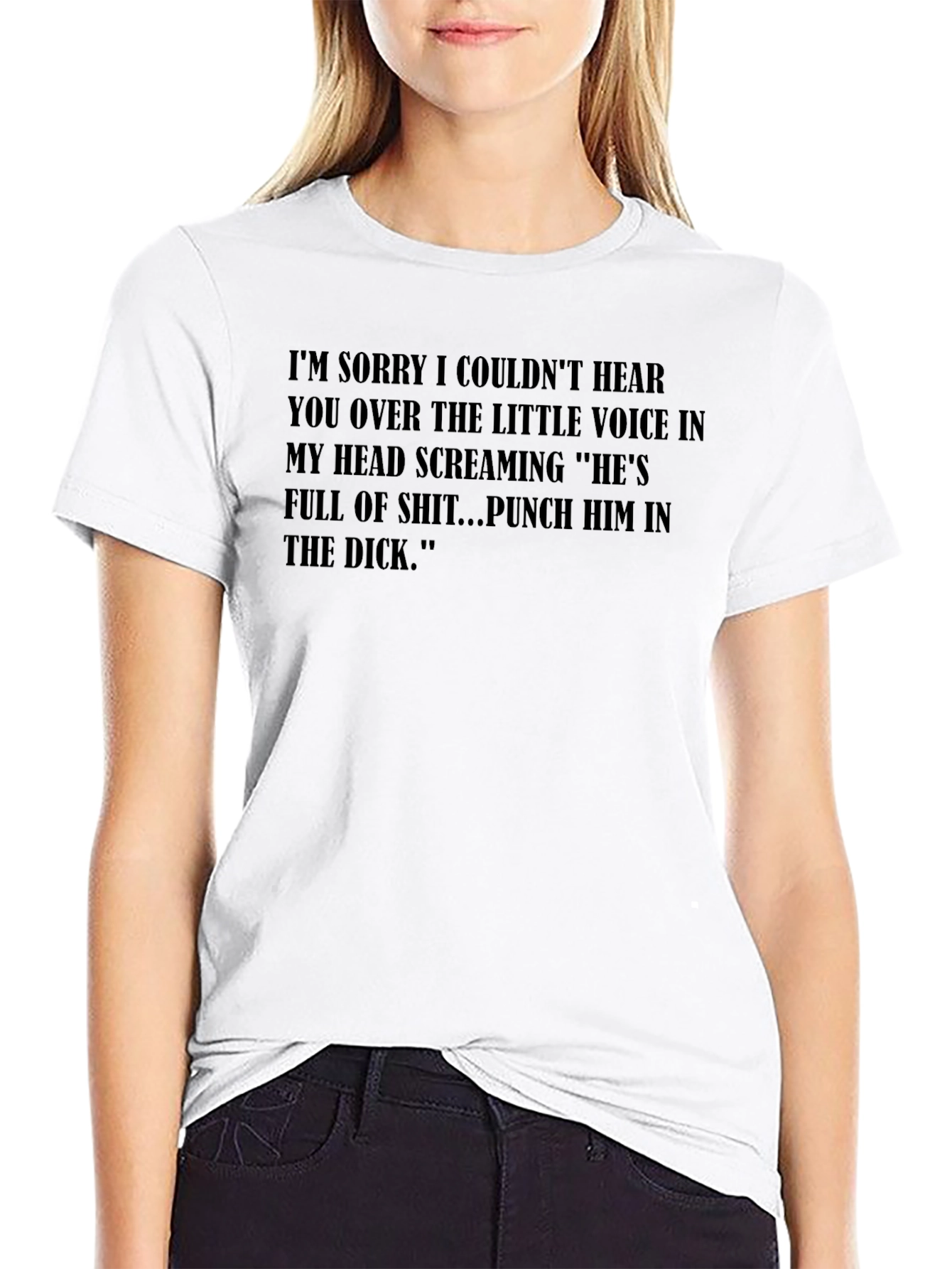 Sarcastic Graphic Tee: Punch Him!