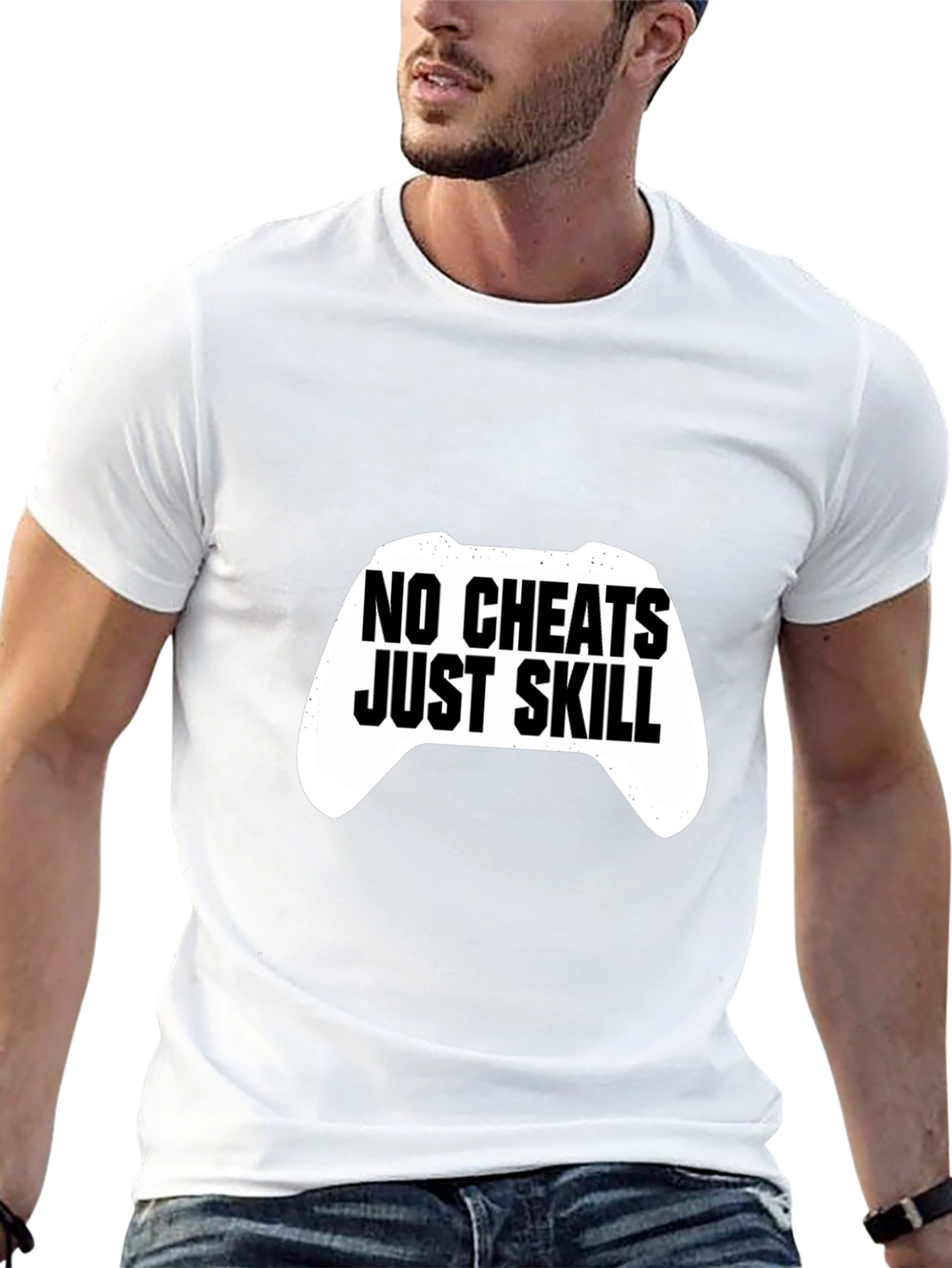 No Cheats Just Skill Gaming T-Shirt