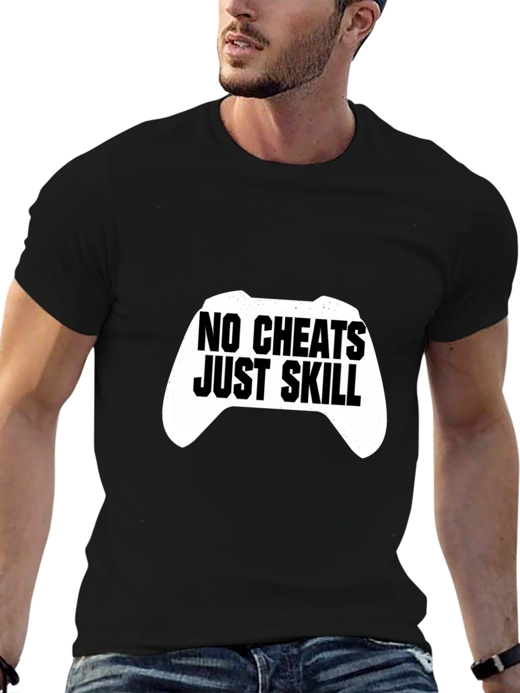 No Cheats Just Skill Gaming T-Shirt
