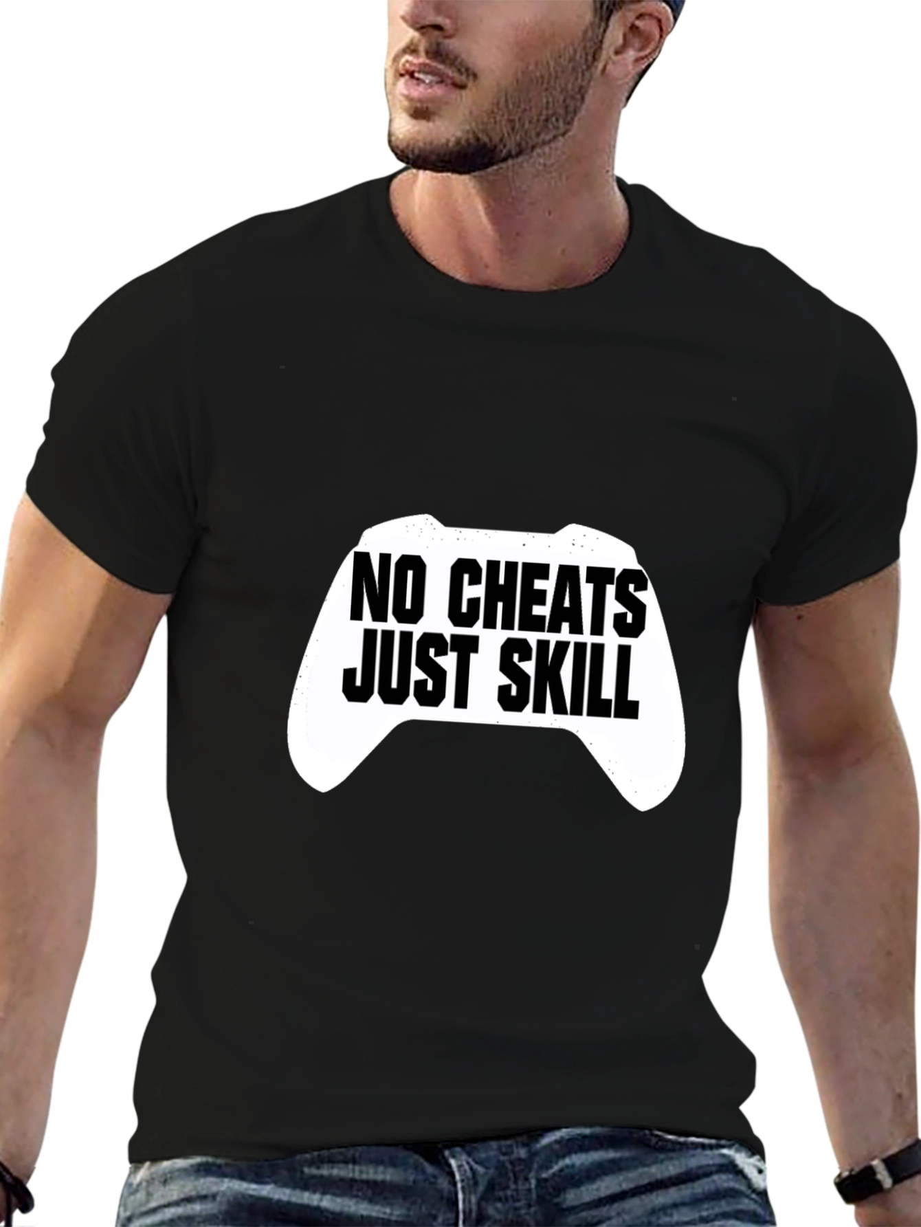 No Cheats Just Skill Gaming T-Shirt