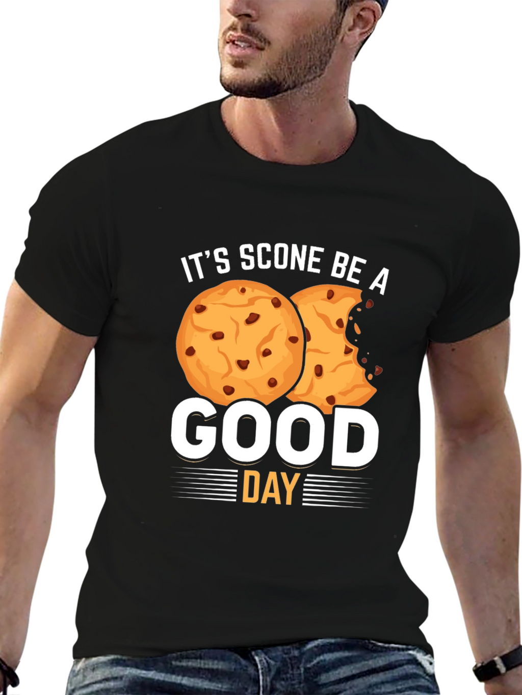 Its Scone Be A Good Day Black T-Shirt