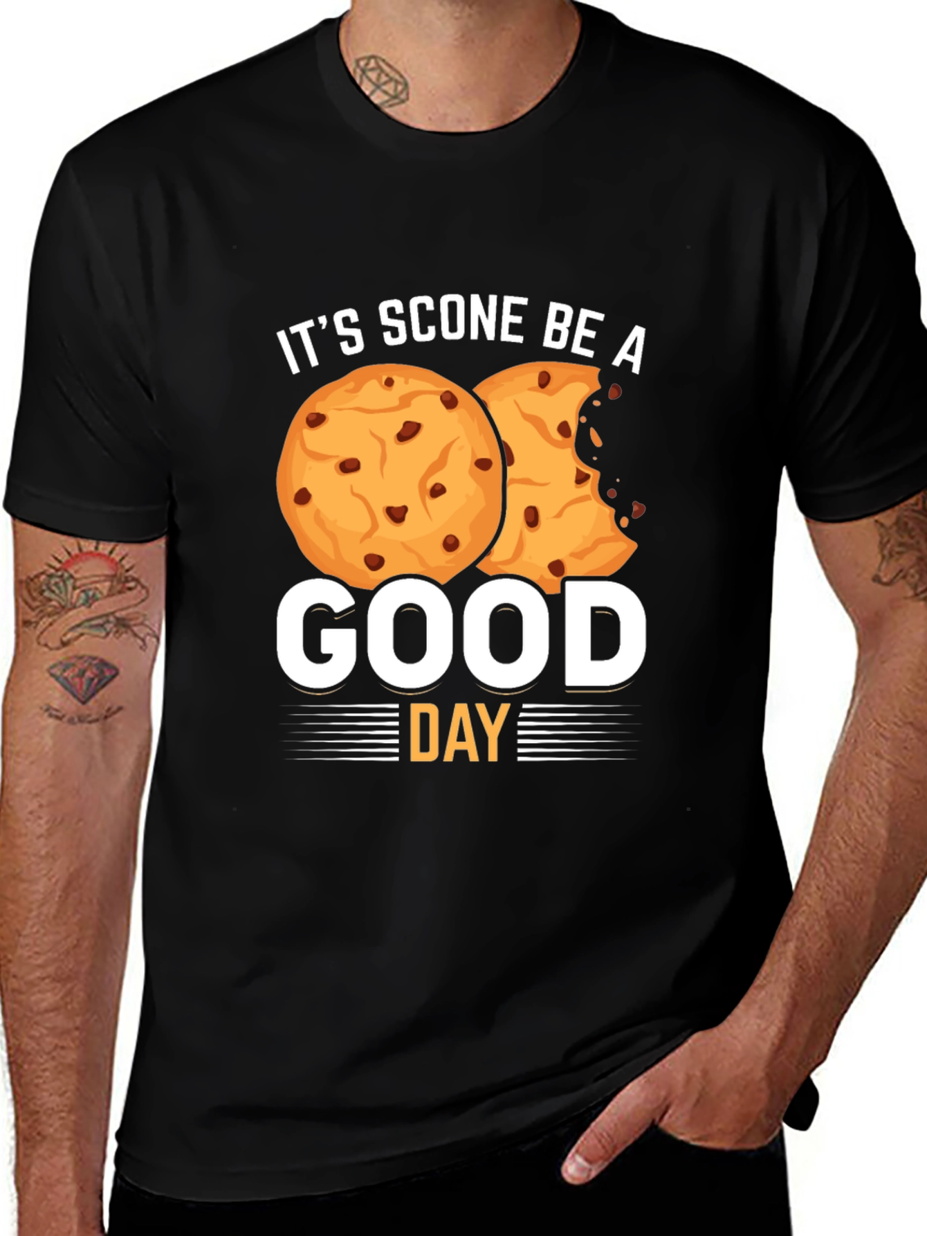 Its Scone Be A Good Day Black T-Shirt