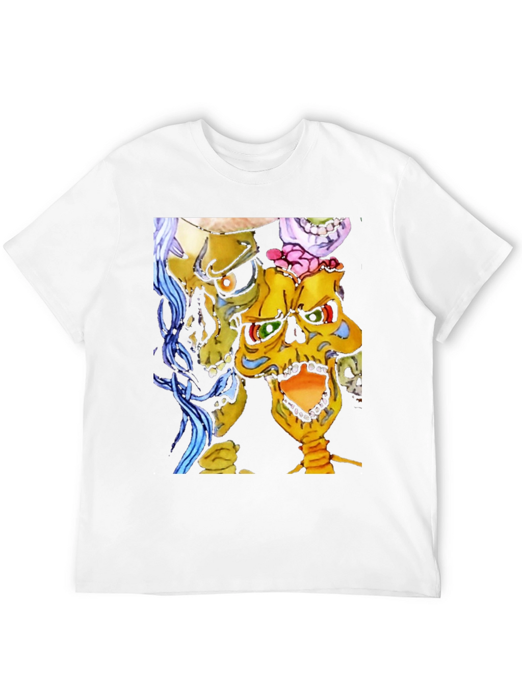 Skull Pile Graphic T-Shirt