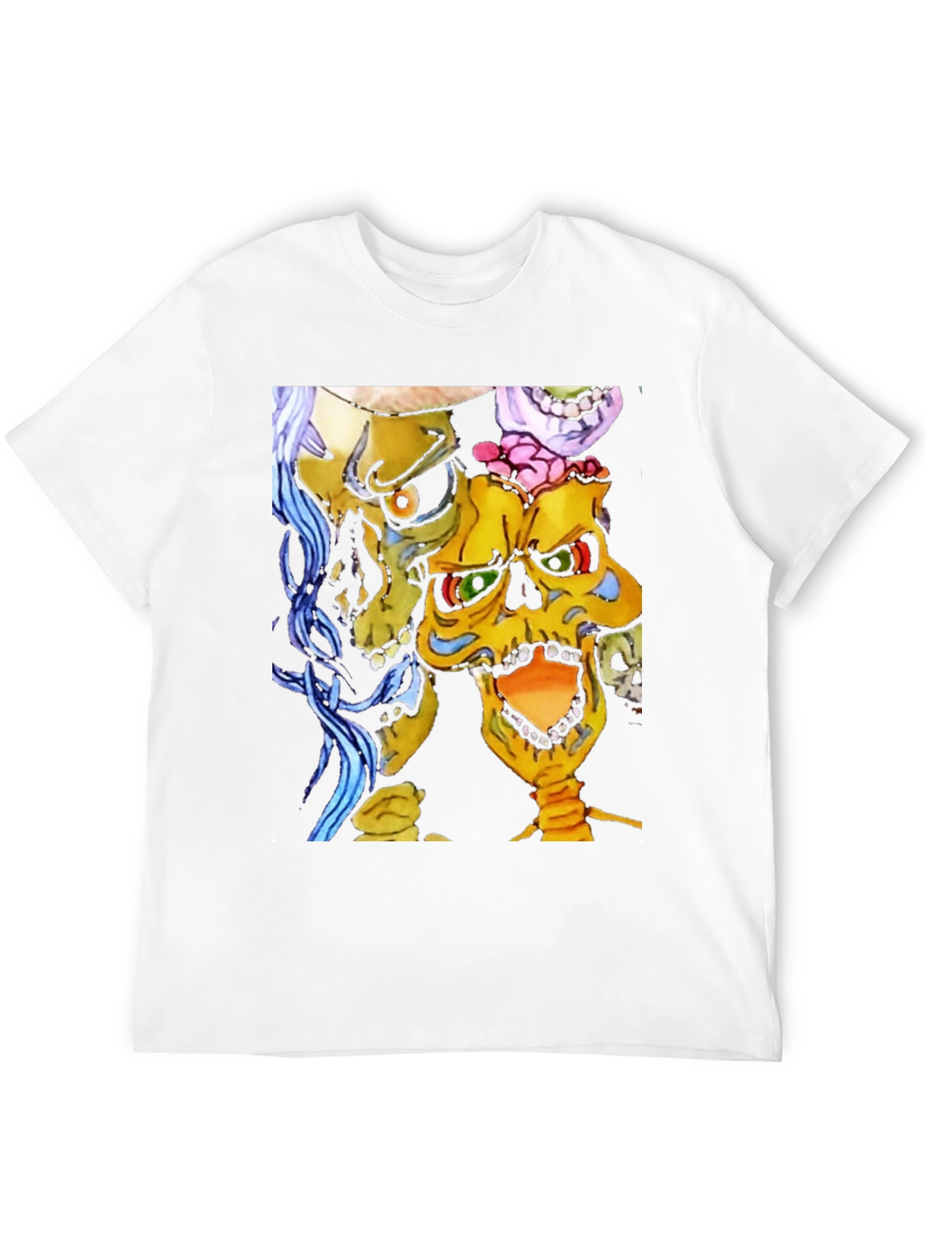 Skull Pile Graphic T-Shirt