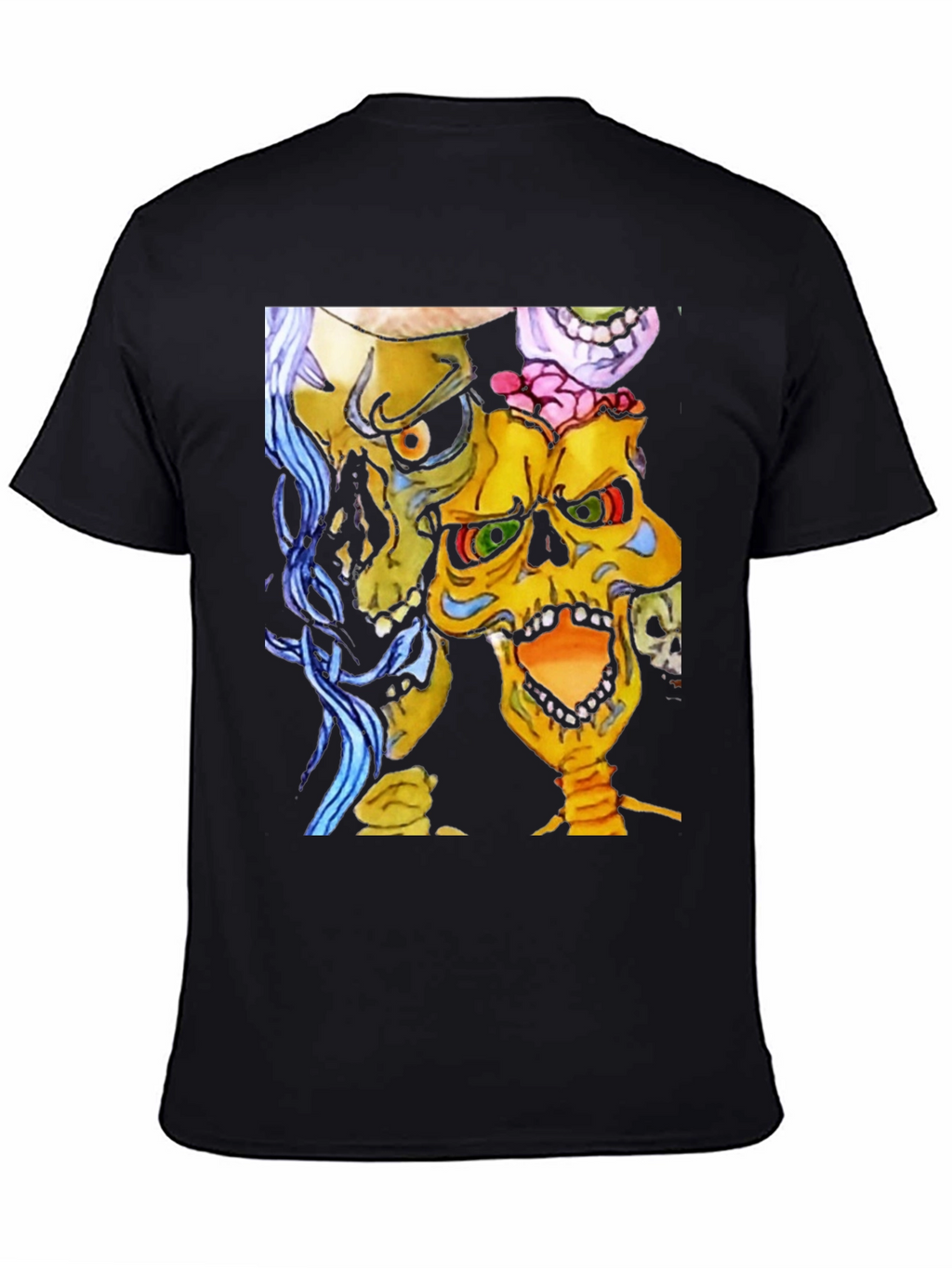 Skull Pile Graphic T-Shirt