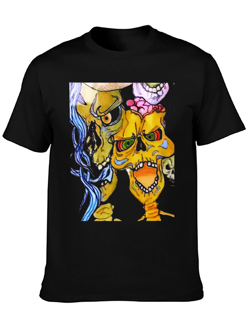 Skull Pile Graphic T-Shirt